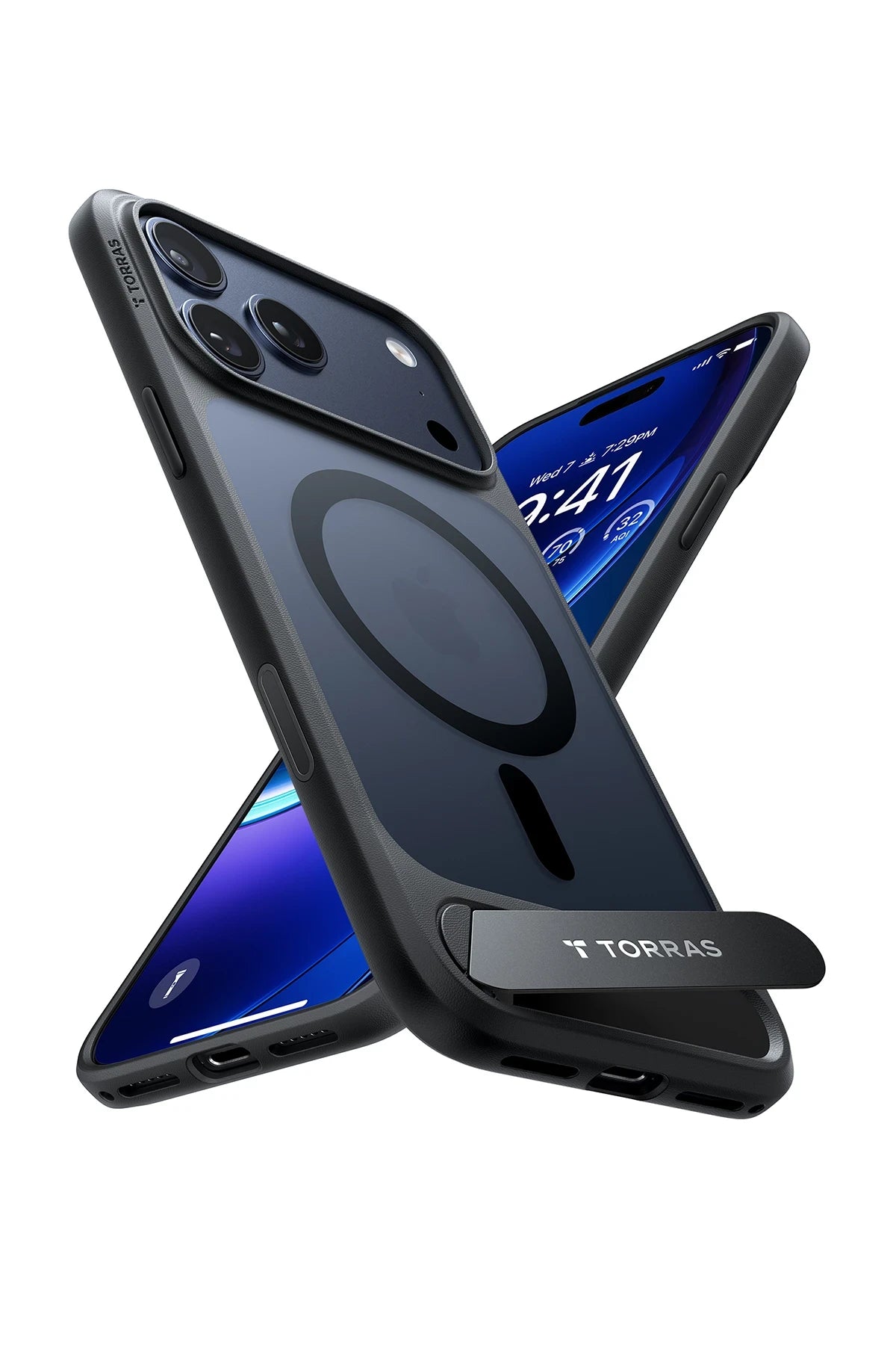 Torras P Stand Serisi iPhone 17 Pro Max Magsafe Telefon Kılıfı