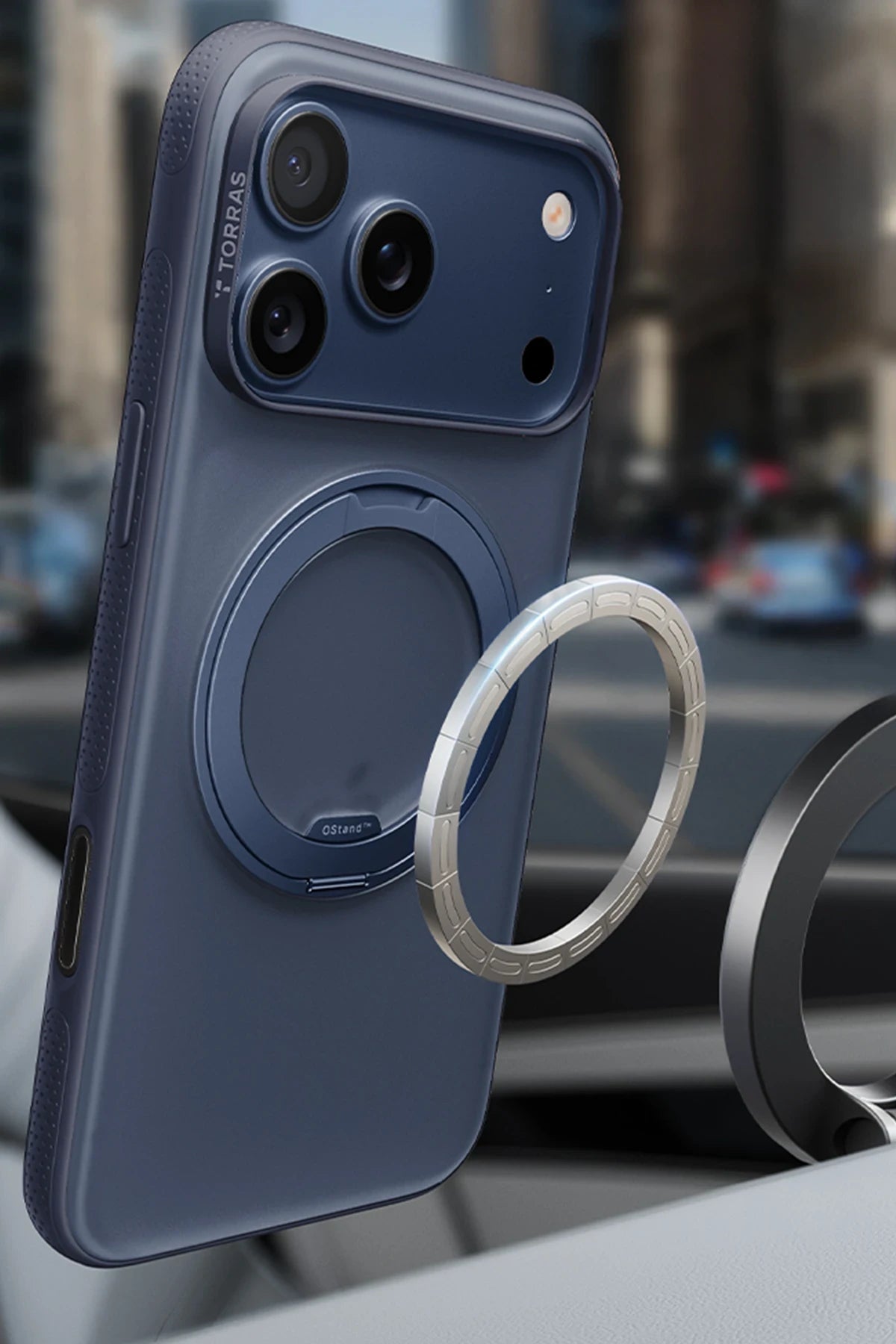 Torras O Stand R Fitness Serisi iPhone 17 Pro Magsafe Telefon Kılıfı