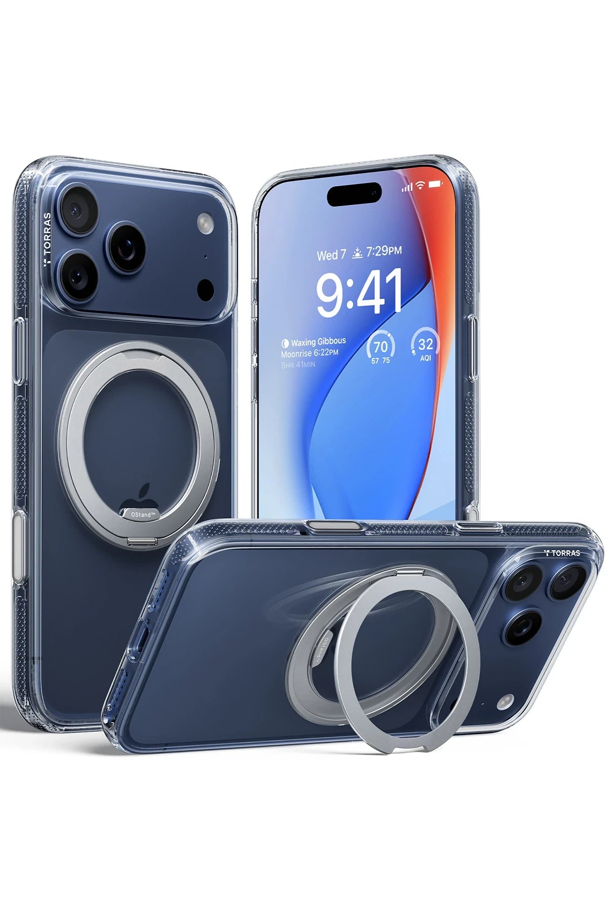 Torras O Stand R Fitness Serisi iPhone 17 Pro Magsafe Telefon Kılıfı