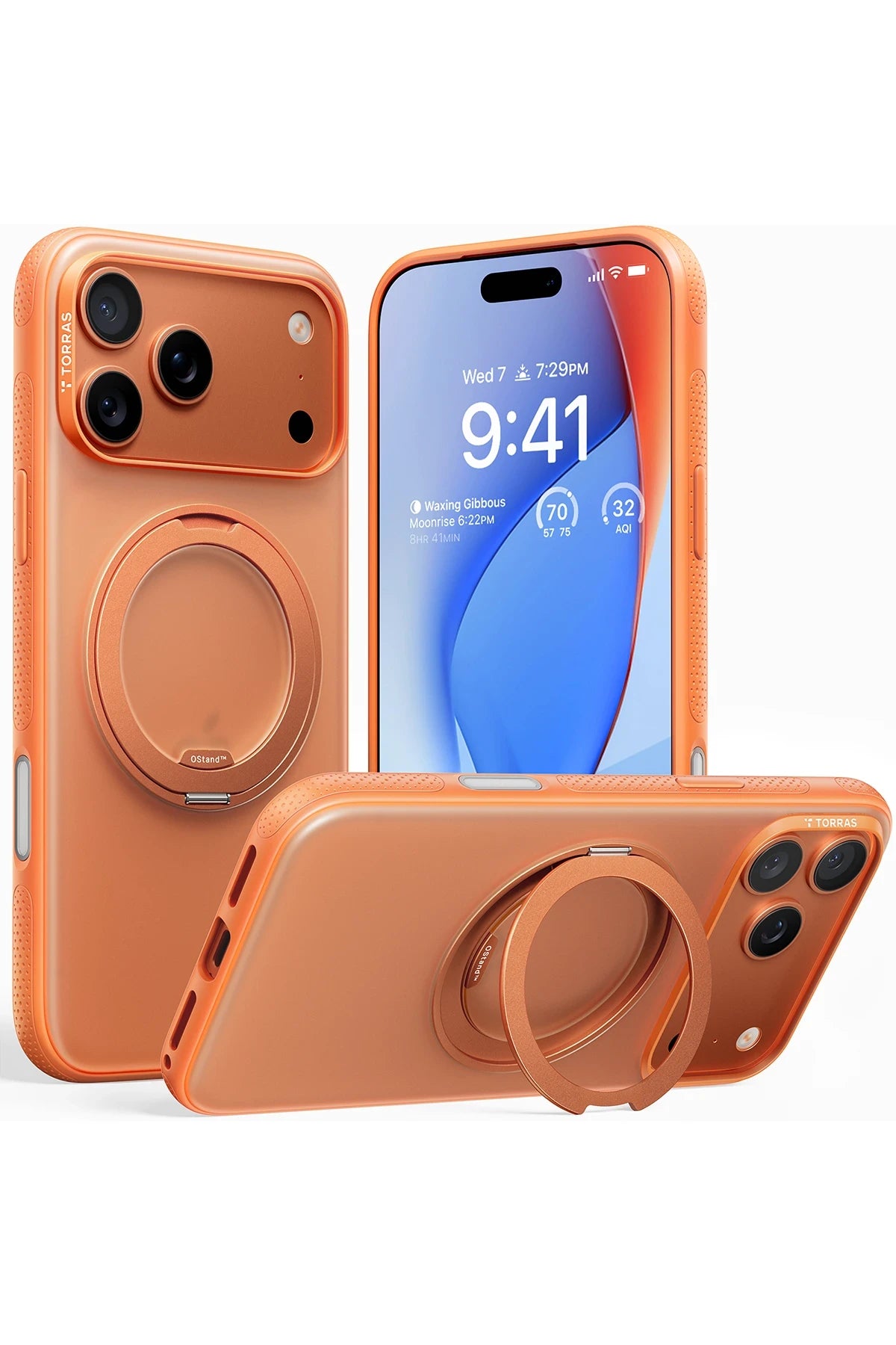 Torras O Stand R Fitness Serisi iPhone 17 Pro Magsafe Telefon Kılıfı