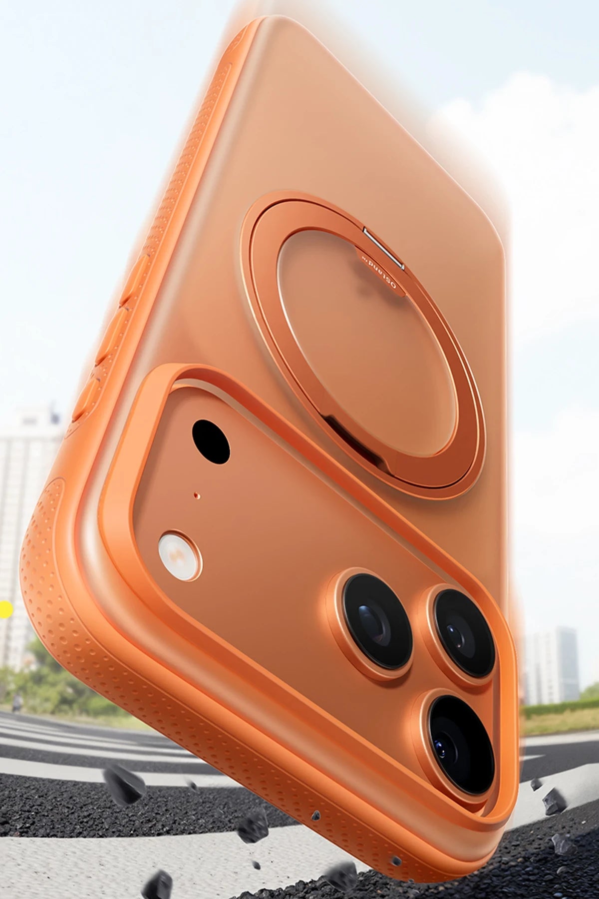 Torras O Stand R Fitness Serisi iPhone 17 Pro Magsafe Telefon Kılıfı