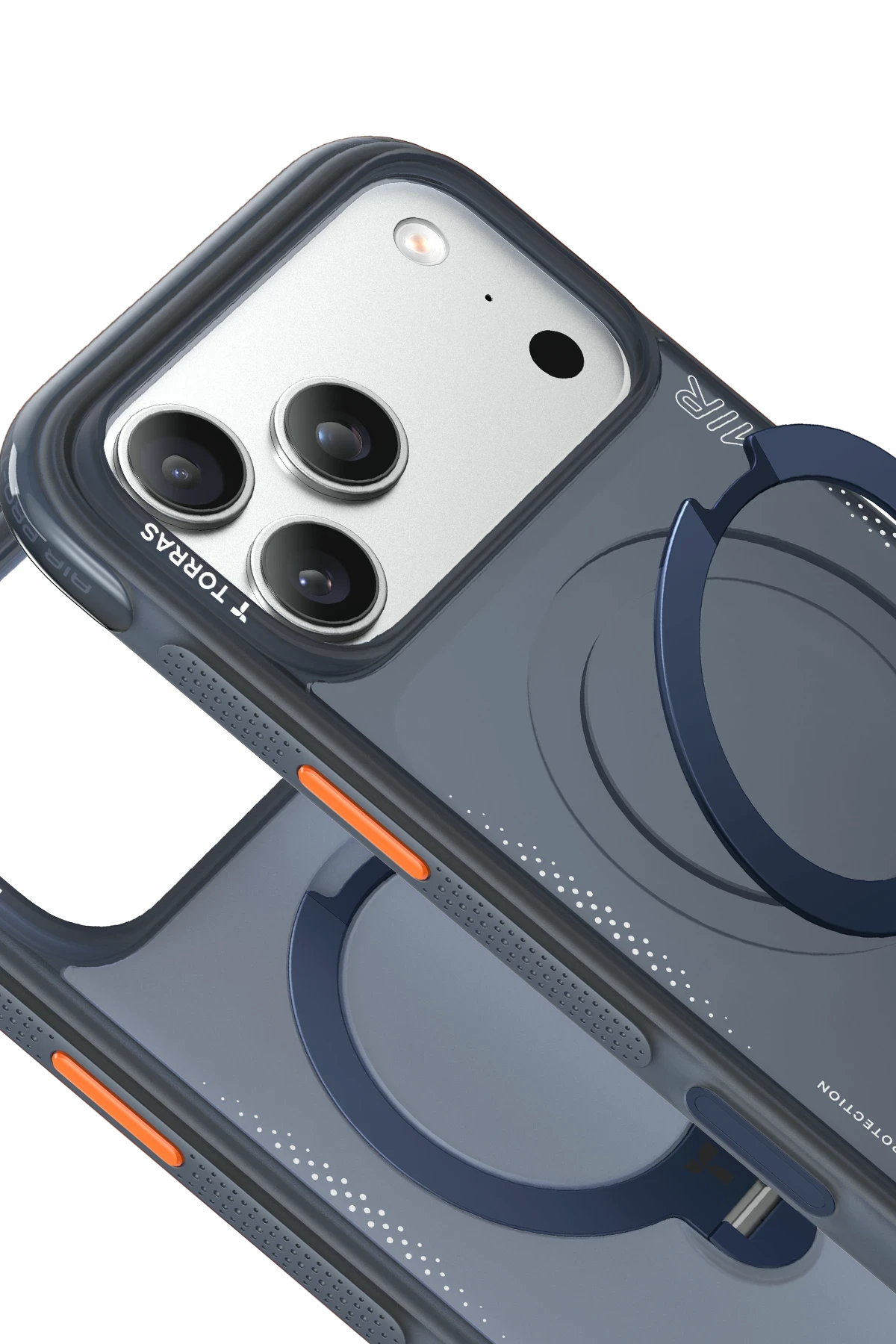 Torras iPhone 17 Pro O Stand Spin Air Serisi Magsafe Telefon Kılıfı