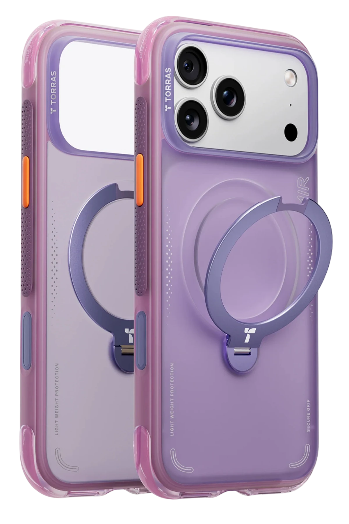 Torras O Stand Spin Air Serisi Apple iPhone 17 Pro Magsafe Telefon Kılıfı