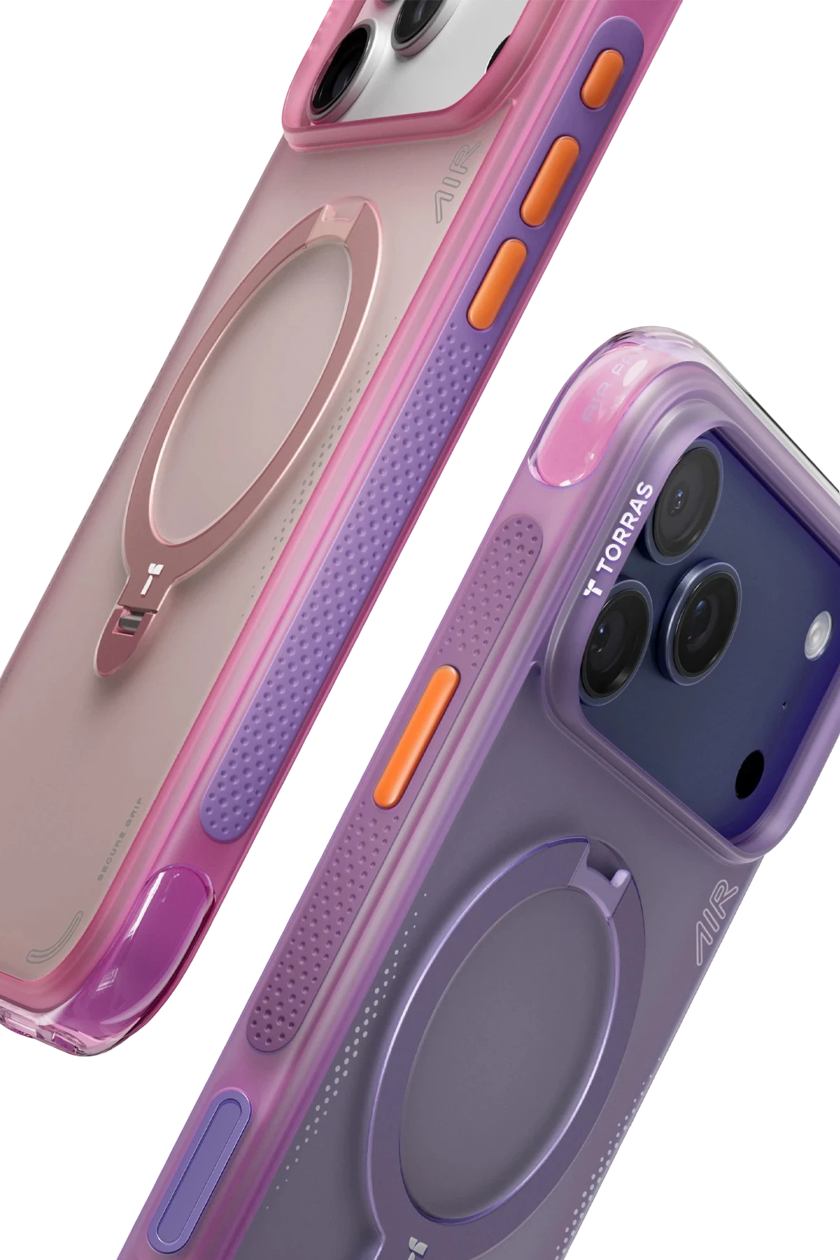 Torras O Stand Spin Air Serisi Apple iPhone 17 Pro Magsafe Telefon Kılıfı