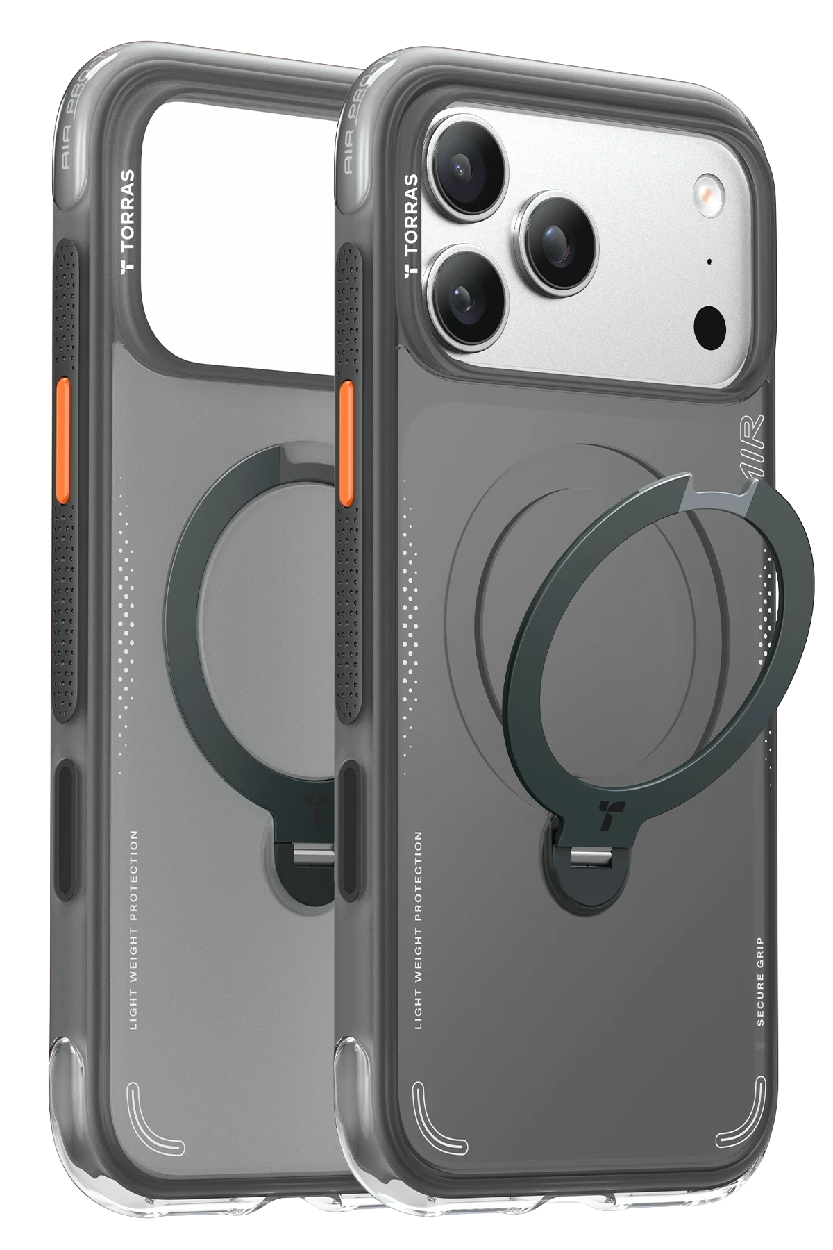 Torras O Stand Spin Air Serisi Apple iPhone 17 Pro Magsafe Telefon Kılıfı