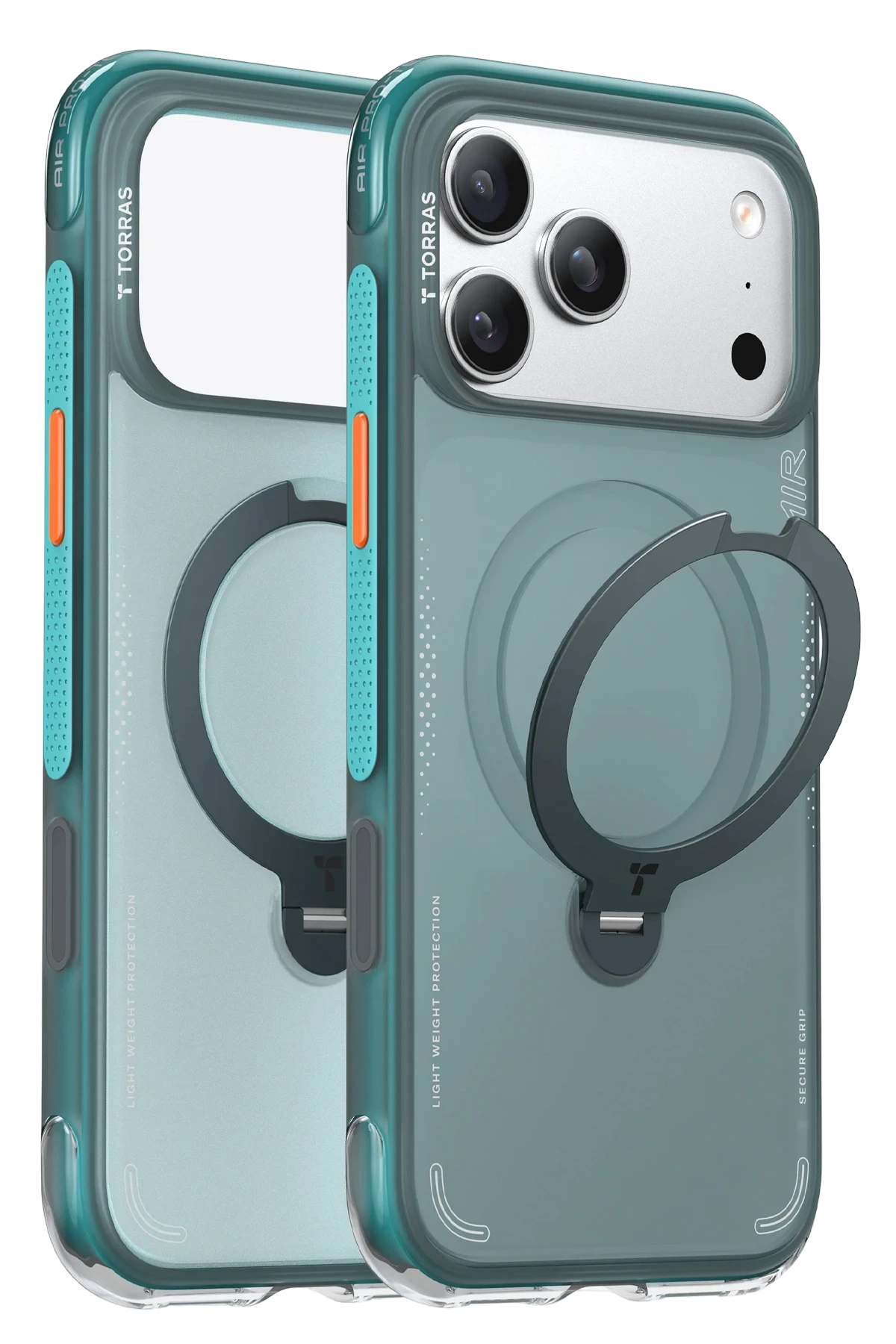 Torras O Stand Spin Air Serisi Apple iPhone 17 Pro Magsafe Telefon Kılıfı