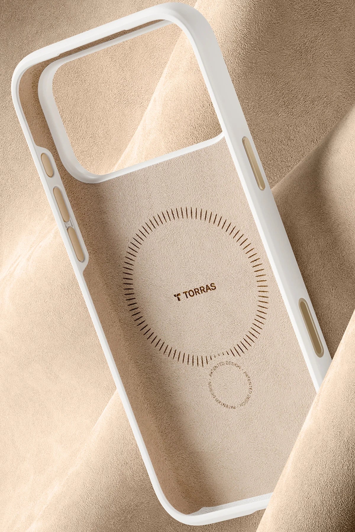 Torras O Stand Spin Silicone Serisi iPhone 17 Pro Magsafe Telefon Kılıfı