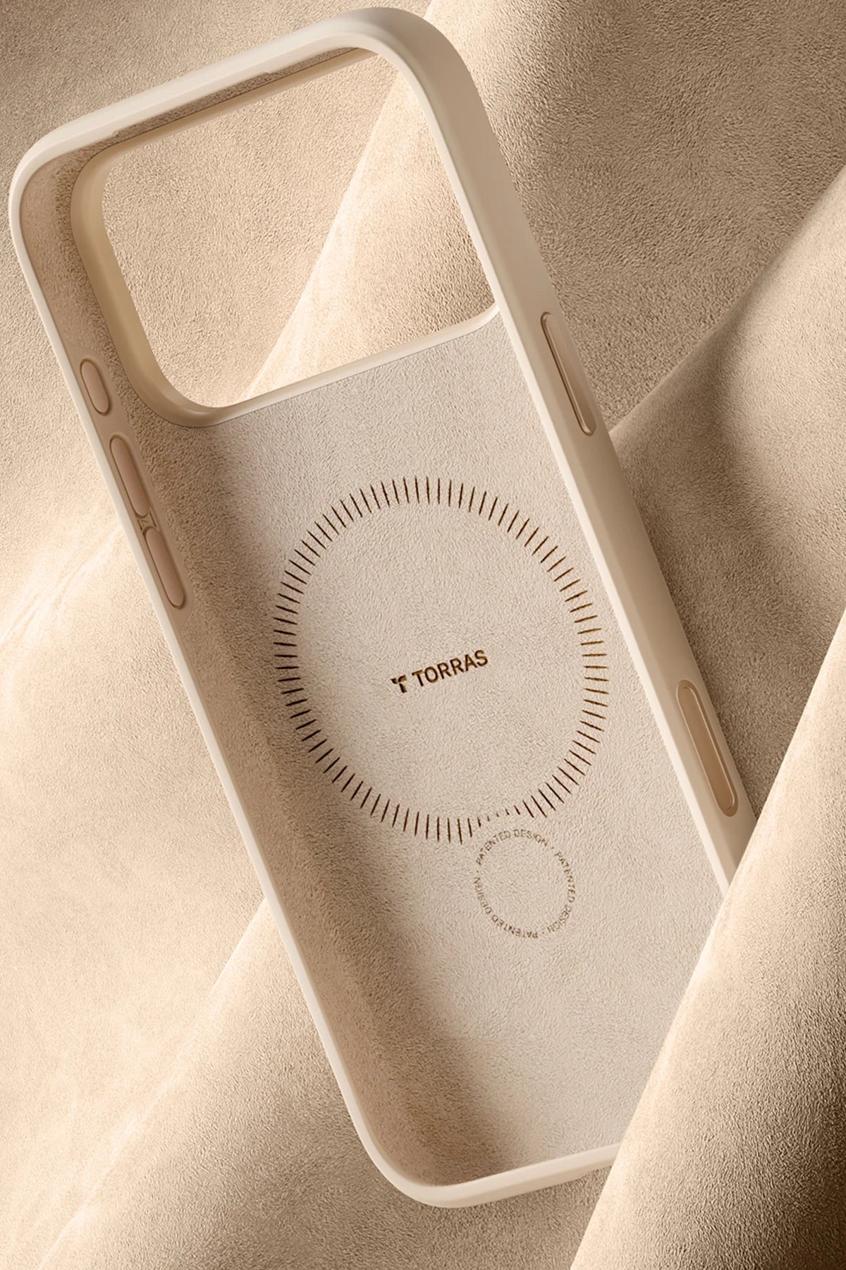 Torras O Stand Spin Silicone Serisi iPhone 17 Pro Magsafe Telefon Kılıfı