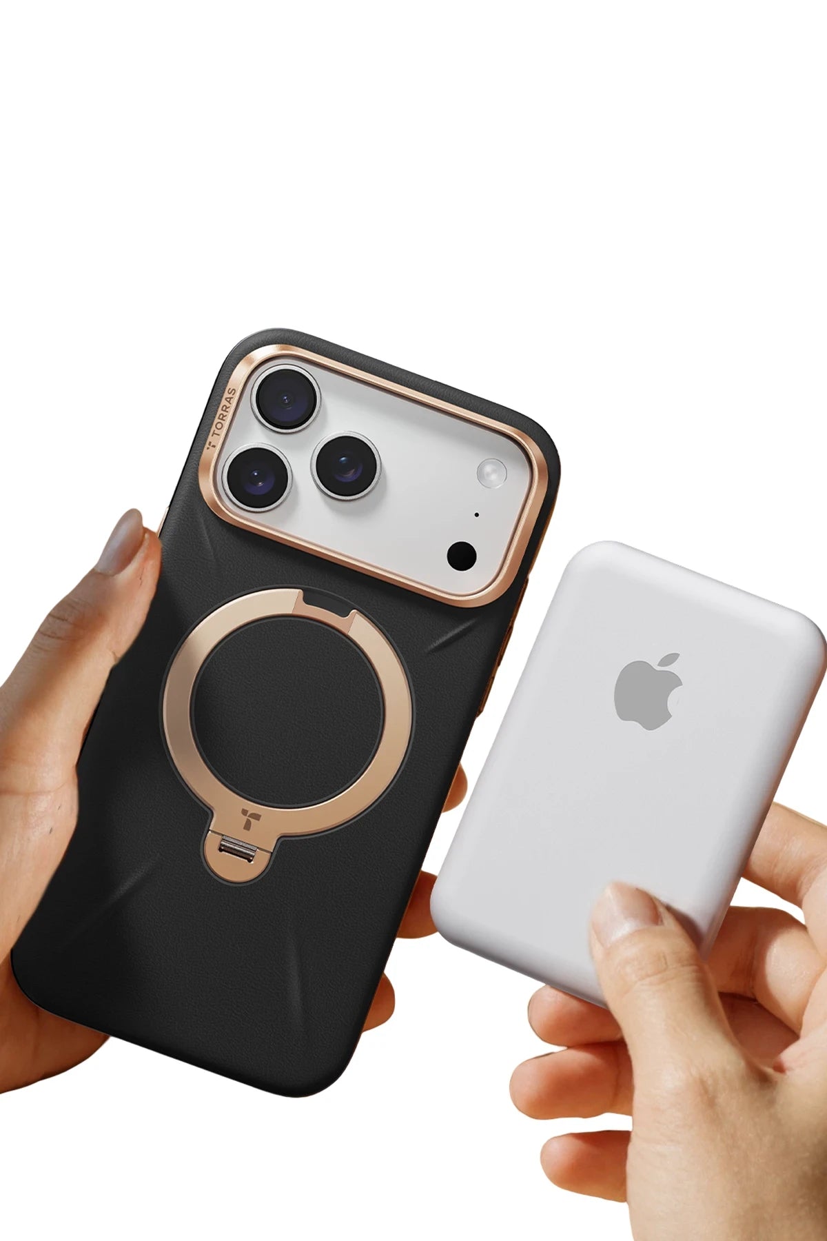 Torras O Stand Spin VegSkin Serisi iPhone 17 Pro Magsafe Telefon Kılıfı