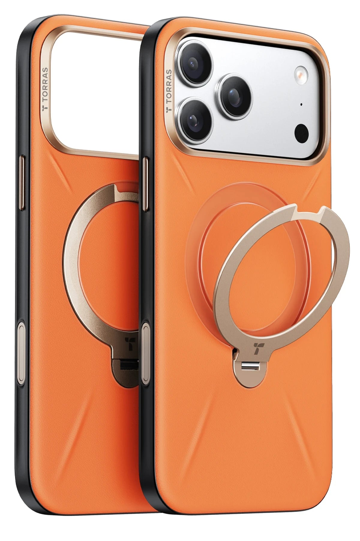 Torras O Stand Spin VegSkin Serisi iPhone 17 Pro Magsafe Telefon Kılıfı