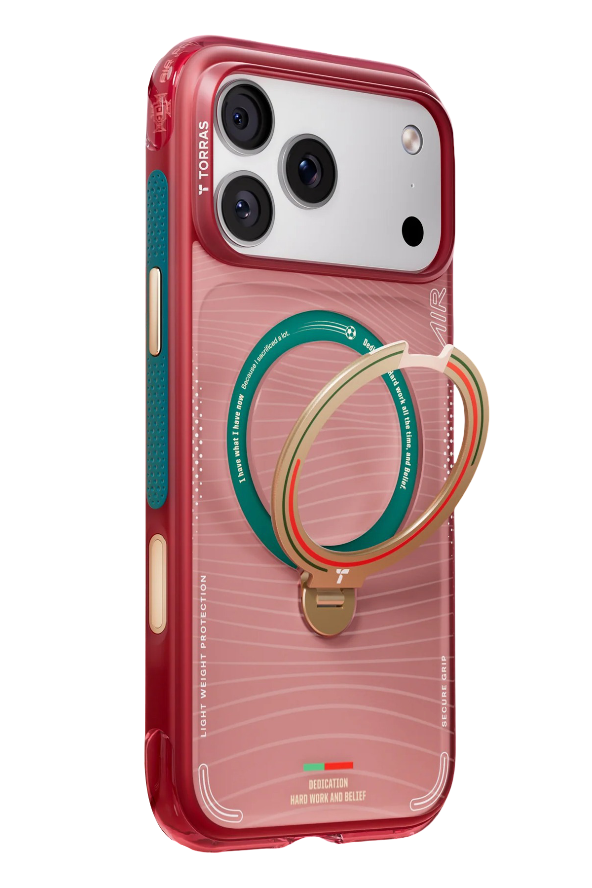 Torras Apple iPhone 17 Pro OStand Q3 Air World Cup Serisi Magsafe Kılıf