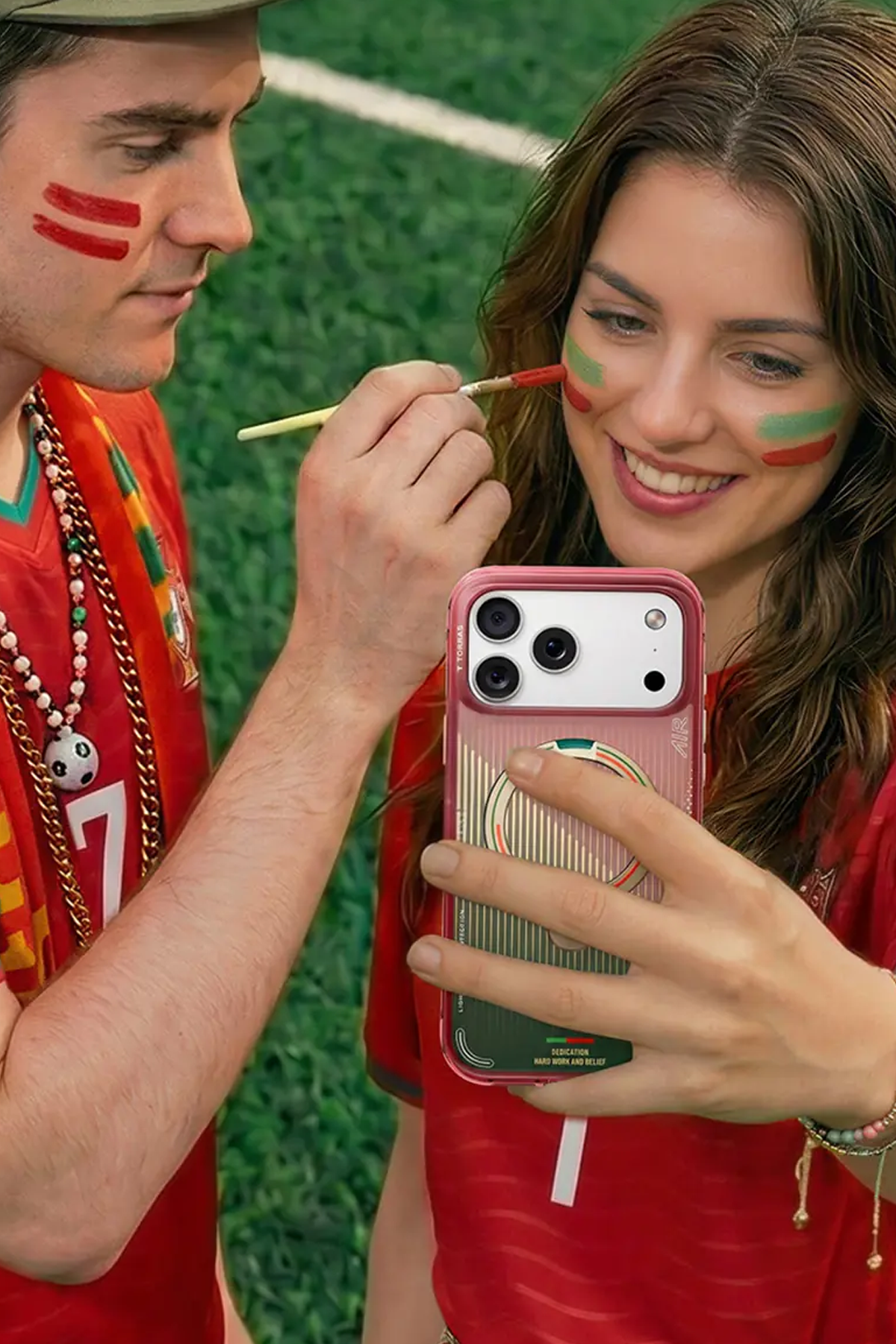 Torras Apple iPhone 17 Pro OStand Q3 Air World Cup Serisi Magsafe Kılıf