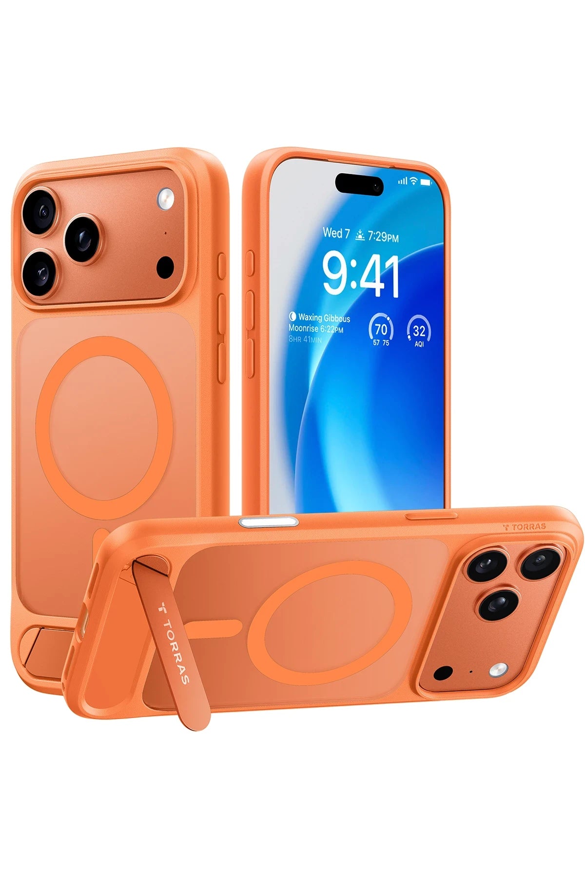 Torras P Stand Serisi iPhone 17 Pro Magsafe Telefon Kılıfı