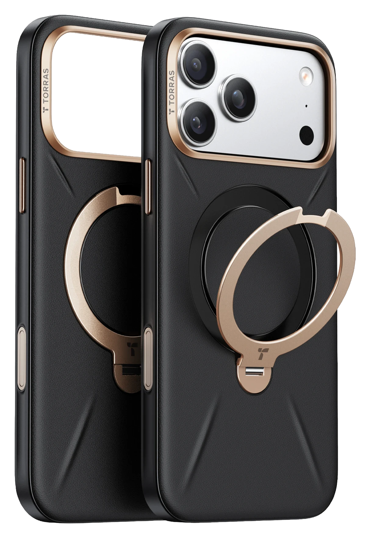 Torras iPhone 18 Pro Max O Stand Spin VegSkin Serisi Magsafe Telefon Kılıfı