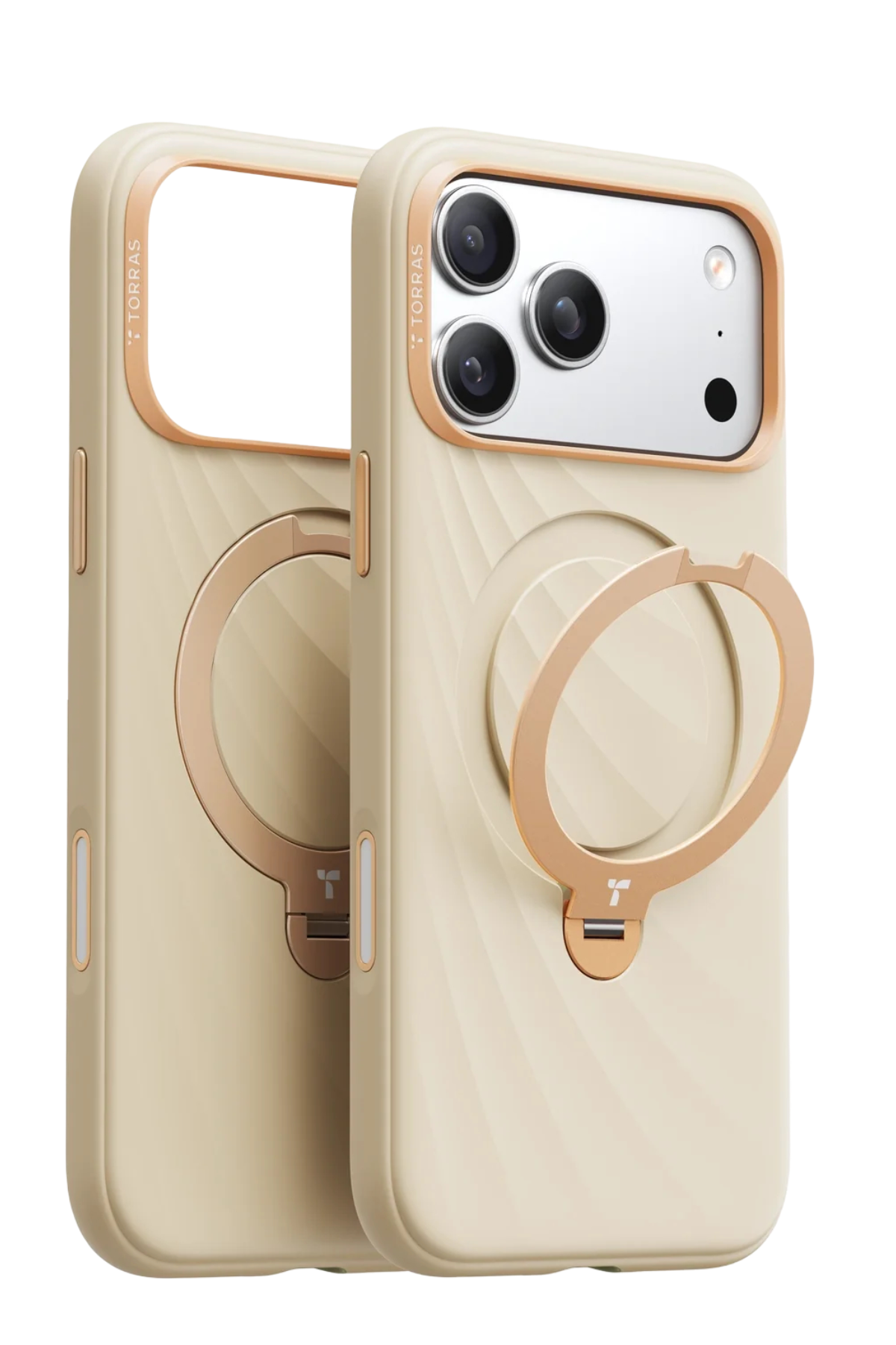 Torras iPhone 18 Pro Max Ostand Q3 Silicone Wind Standlı Magsafe Telefon Kılıfı