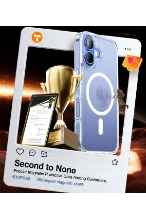 Torras iPhone 16 Diamond Clear Magsafe Telefon Kılıfı