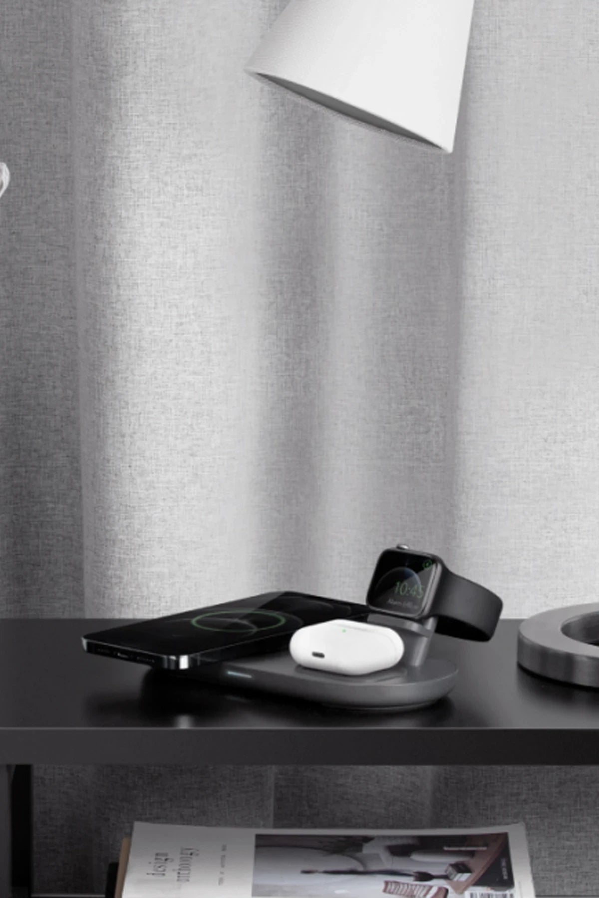 Uniq Aereo 3in1 Magsafe 15W Hızlı Kablosuz Şarj