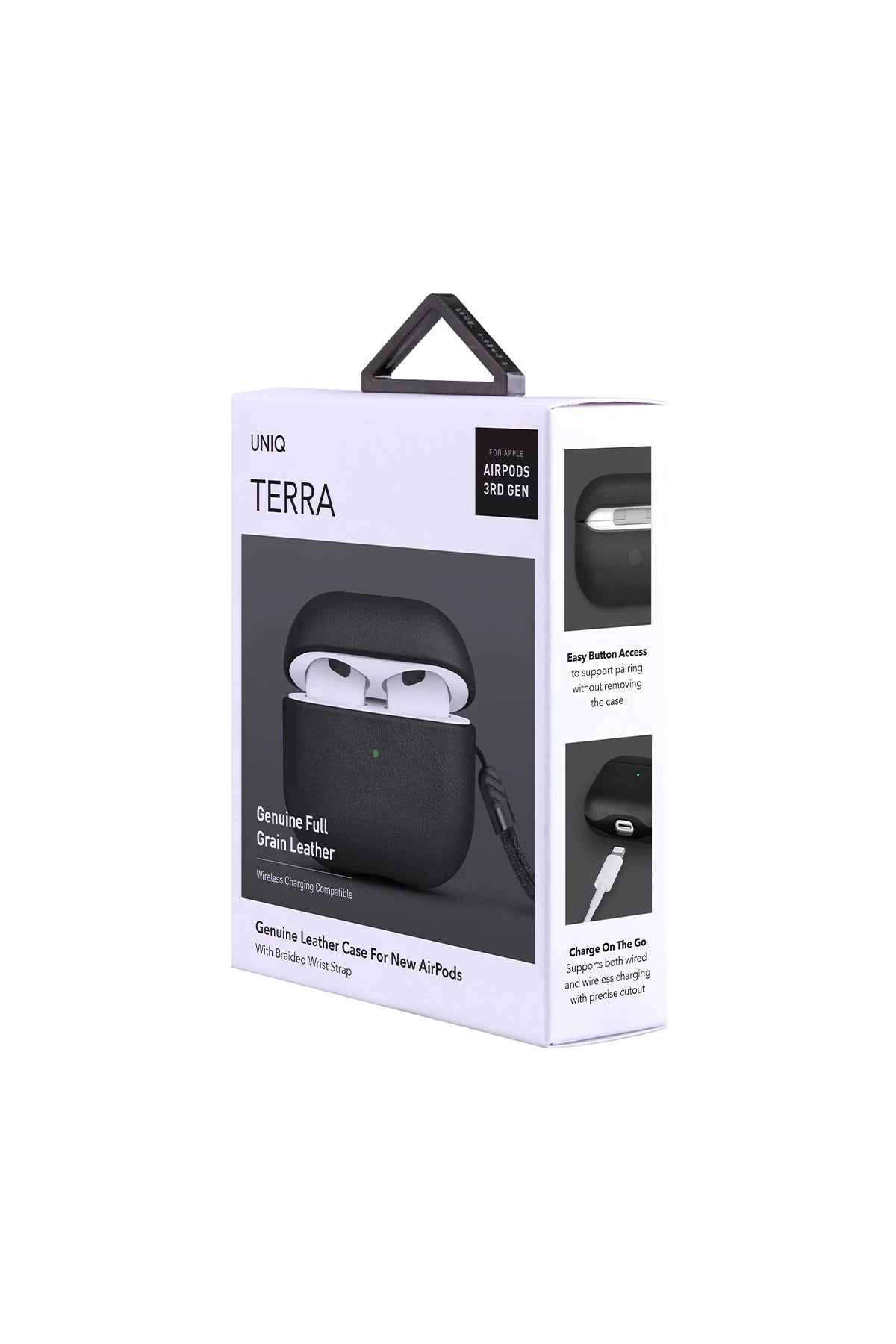 Uniq Airpods 3 (3.nesil) Terra Genuine Deri Kılıf