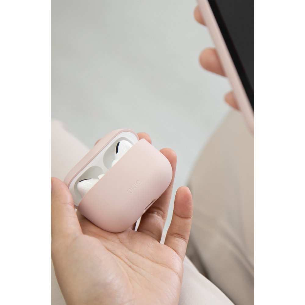 Uniq Airpods Pro 2 (2.nesil) Lino Silikon Kılıf