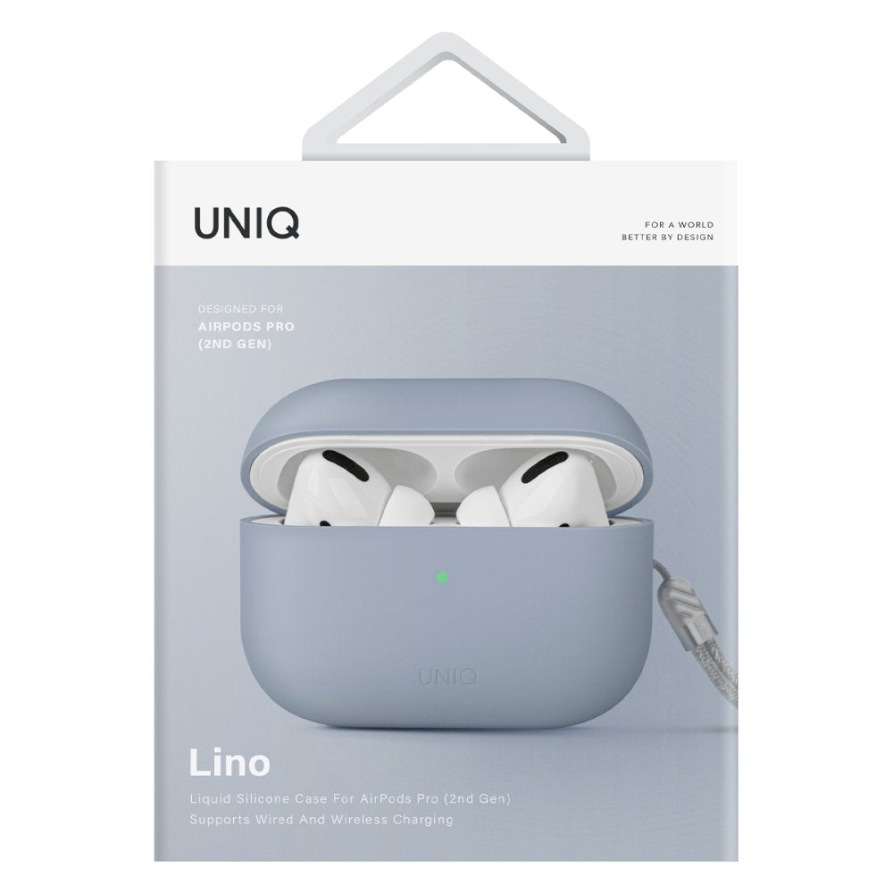 Uniq Airpods Pro 2 (2.nesil) Lino Silikon Kılıf