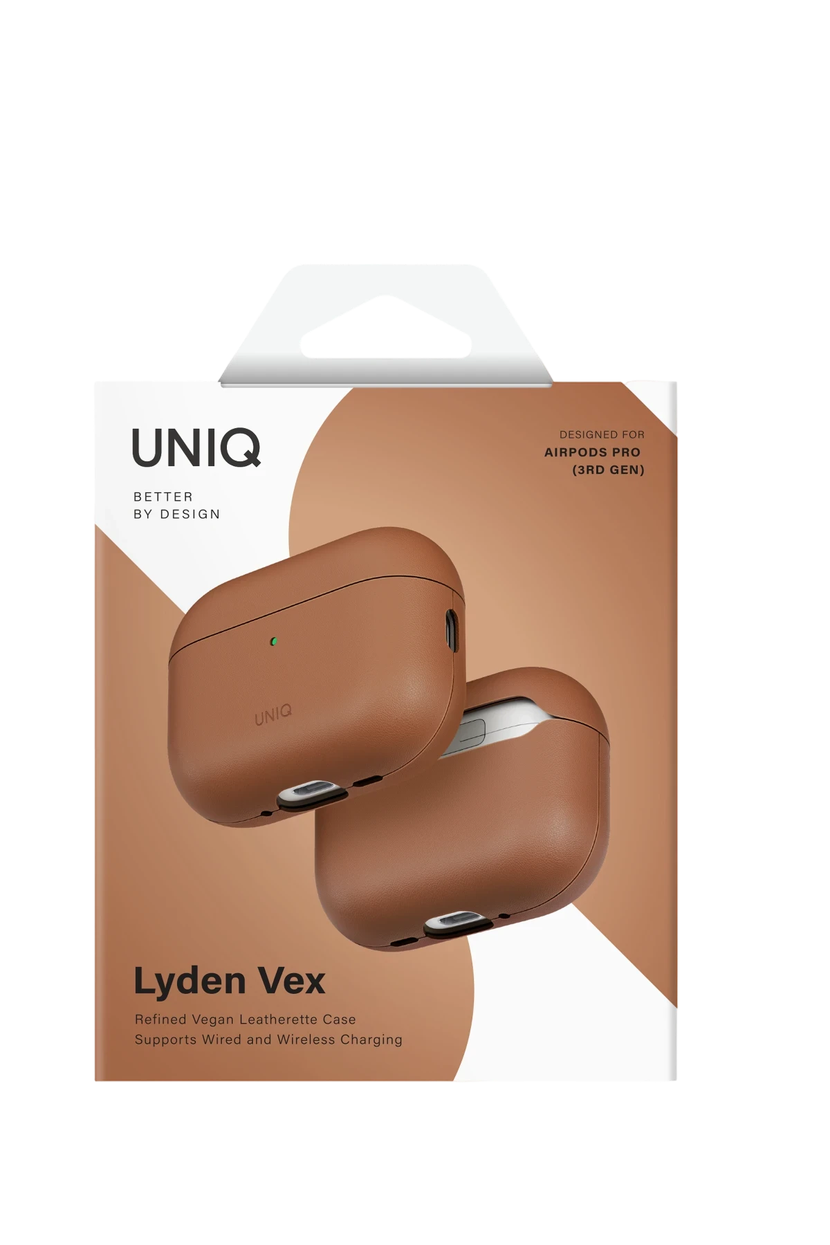 Uniq Airpods Pro 3 (3.nesil) Lyden Vex Deri Kılıf
