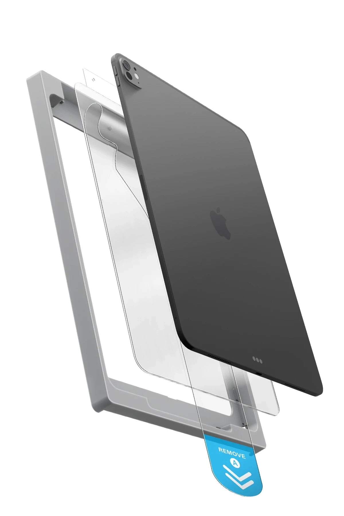 Uniq Apple iPad 2025 10.9 (10.Nesil) Optix Exofit Applicator HD Tablet Cam Ekran Koruyucu