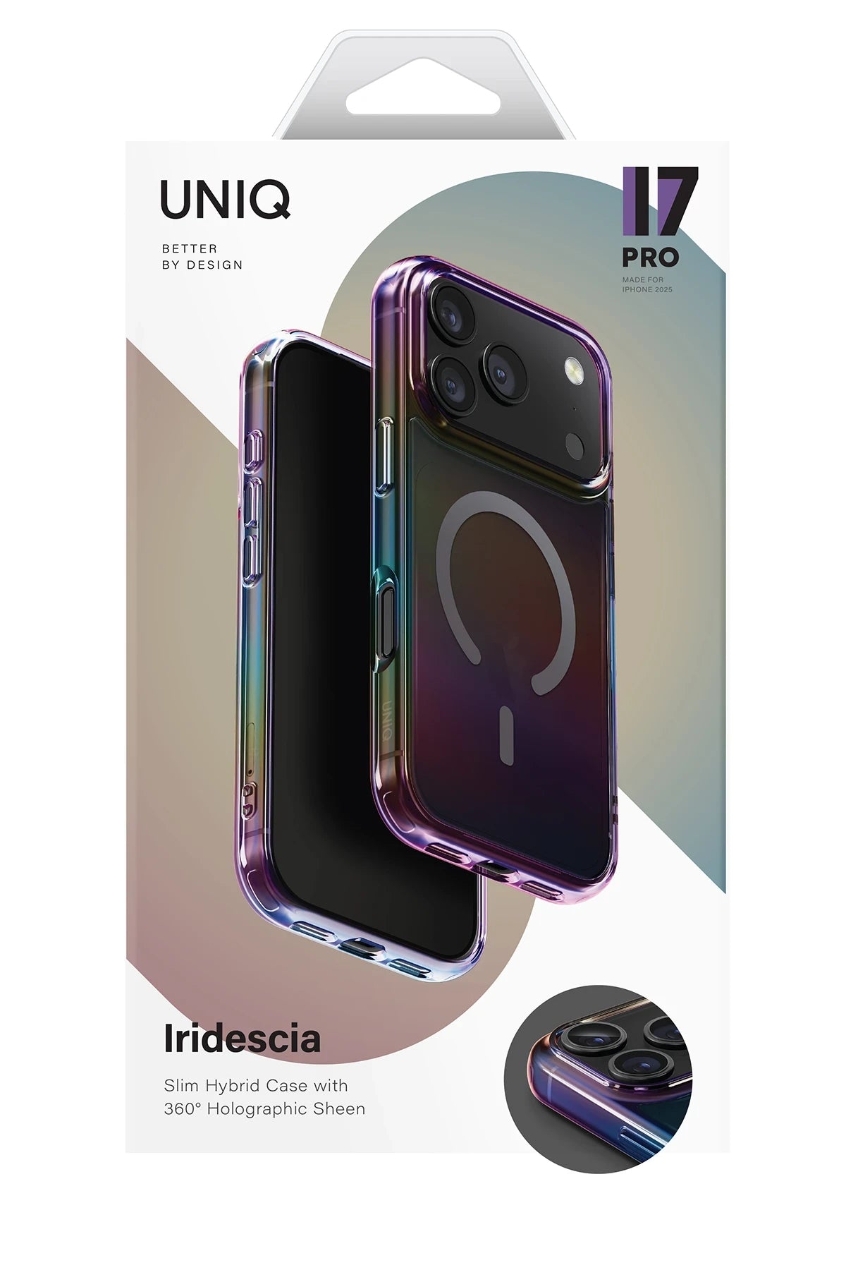Uniq Iridescia iPhone 17 Pro Magsafe Telefon Kılıfı