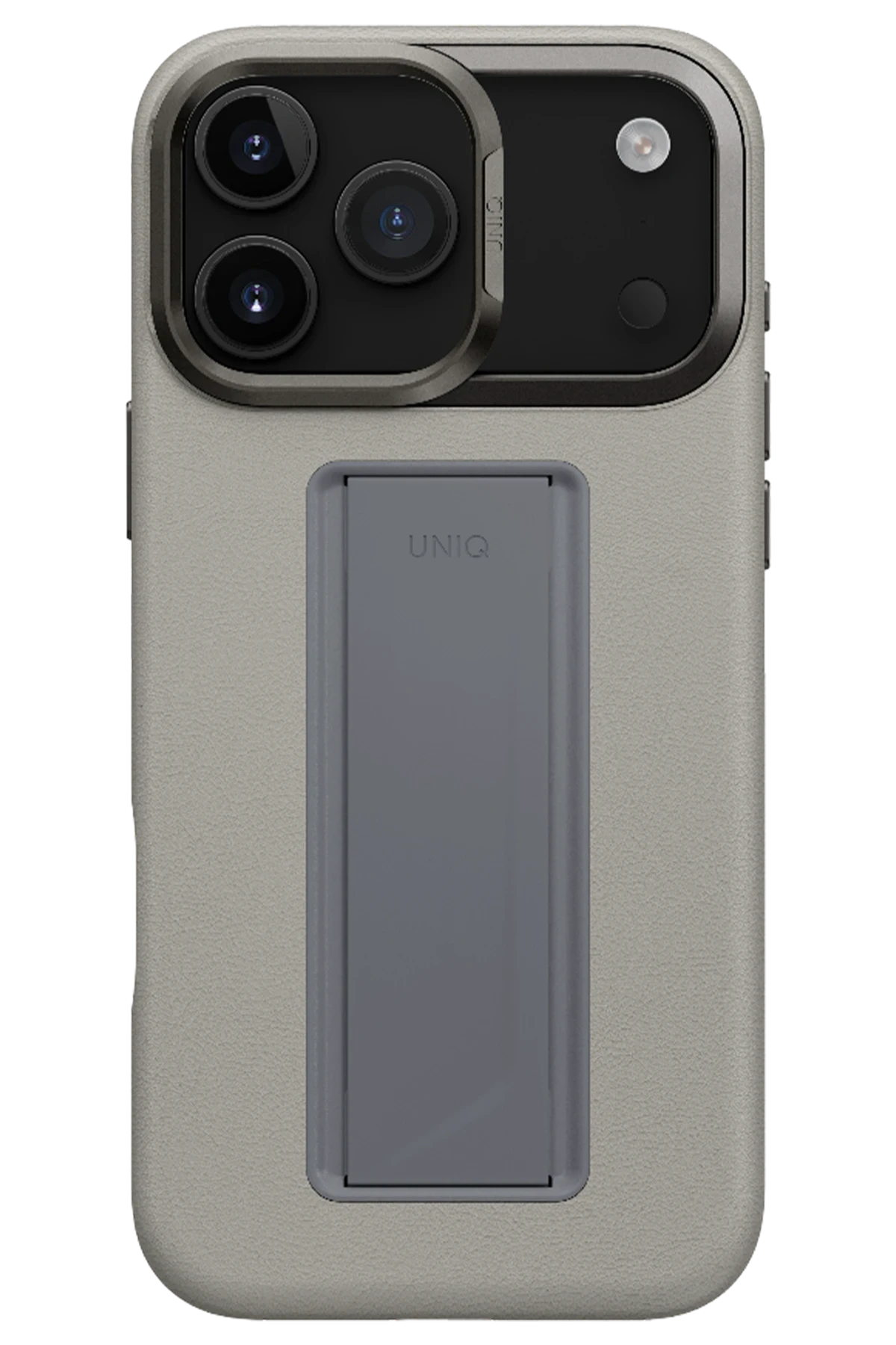 Uniq Apple iPhone 17 Pro Max Heldro Pro Magsafe Standlı Deri Telefon Kılıfı