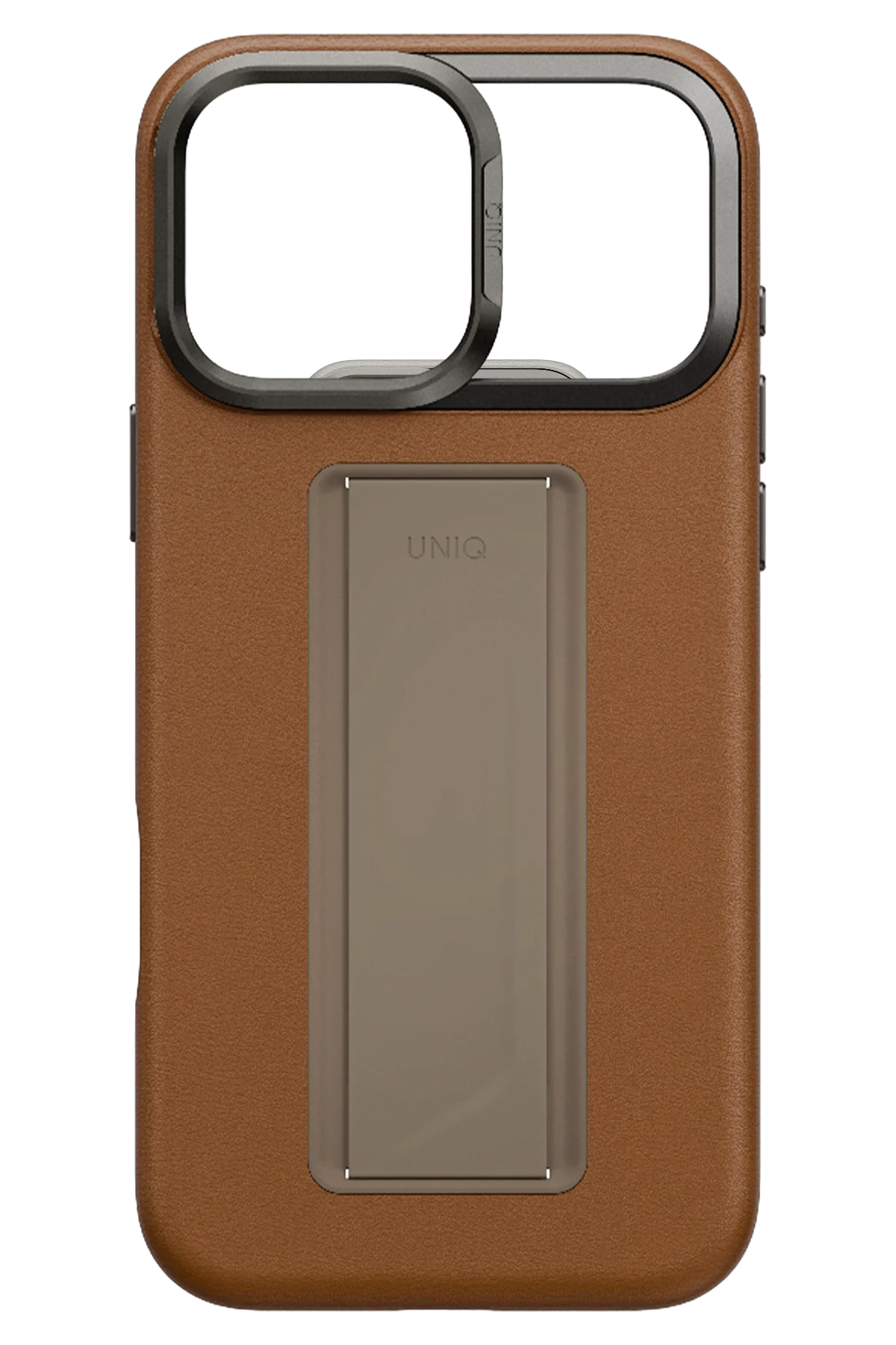 Uniq Apple iPhone 17 Pro Max Heldro Pro Magsafe Standlı Deri Telefon Kılıfı