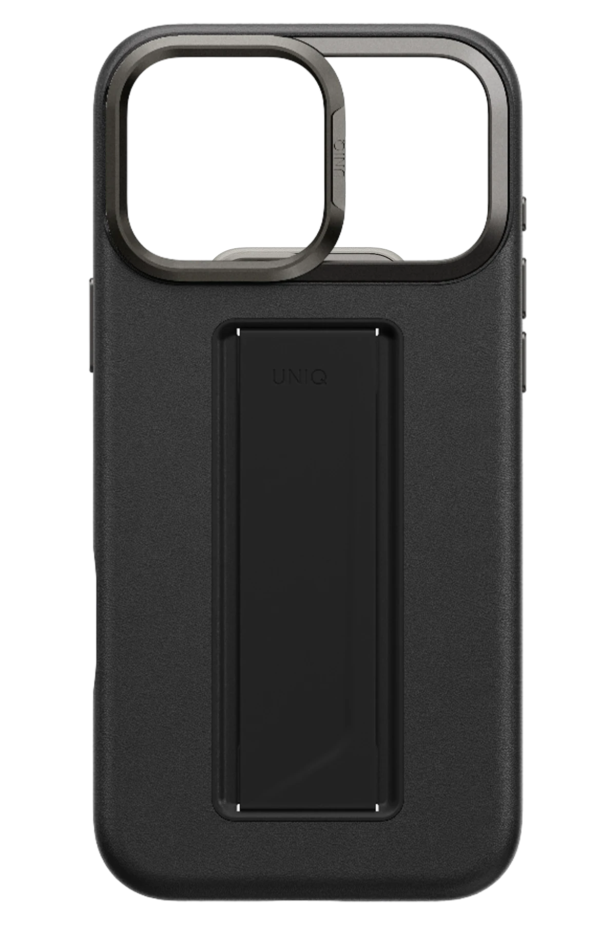 Uniq Apple iPhone 17 Pro Max Heldro Pro Magsafe Standlı Deri Telefon Kılıfı