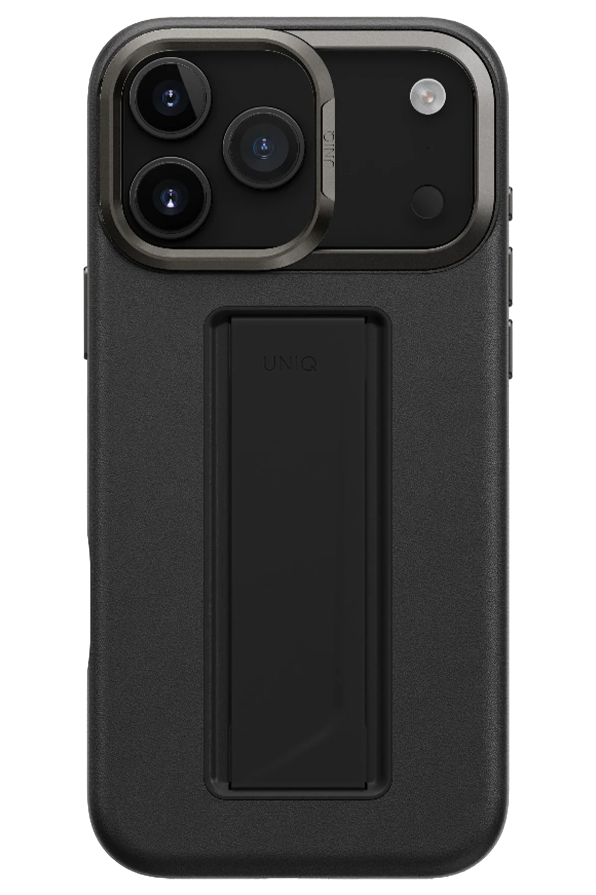 Uniq Apple iPhone 17 Pro Max Heldro Pro Magsafe Standlı Deri Telefon Kılıfı