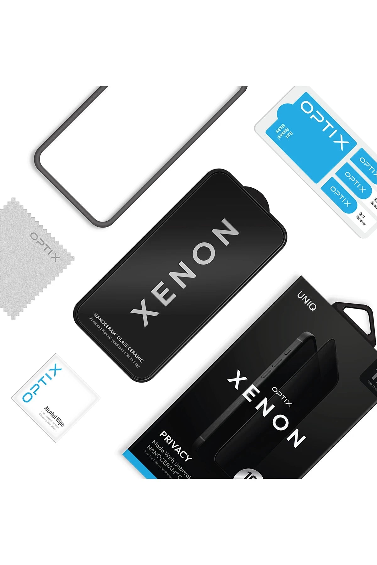 Uniq Apple iPhone 17 Pro Max Optix Xenon Nanocream Cam Ekran Koruyucu