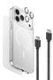 Uniq iPhone 18 Pro Clearvue Essential (60W Kablo Dahil) Magsafe 4in1 Set Telefon Kılıfı