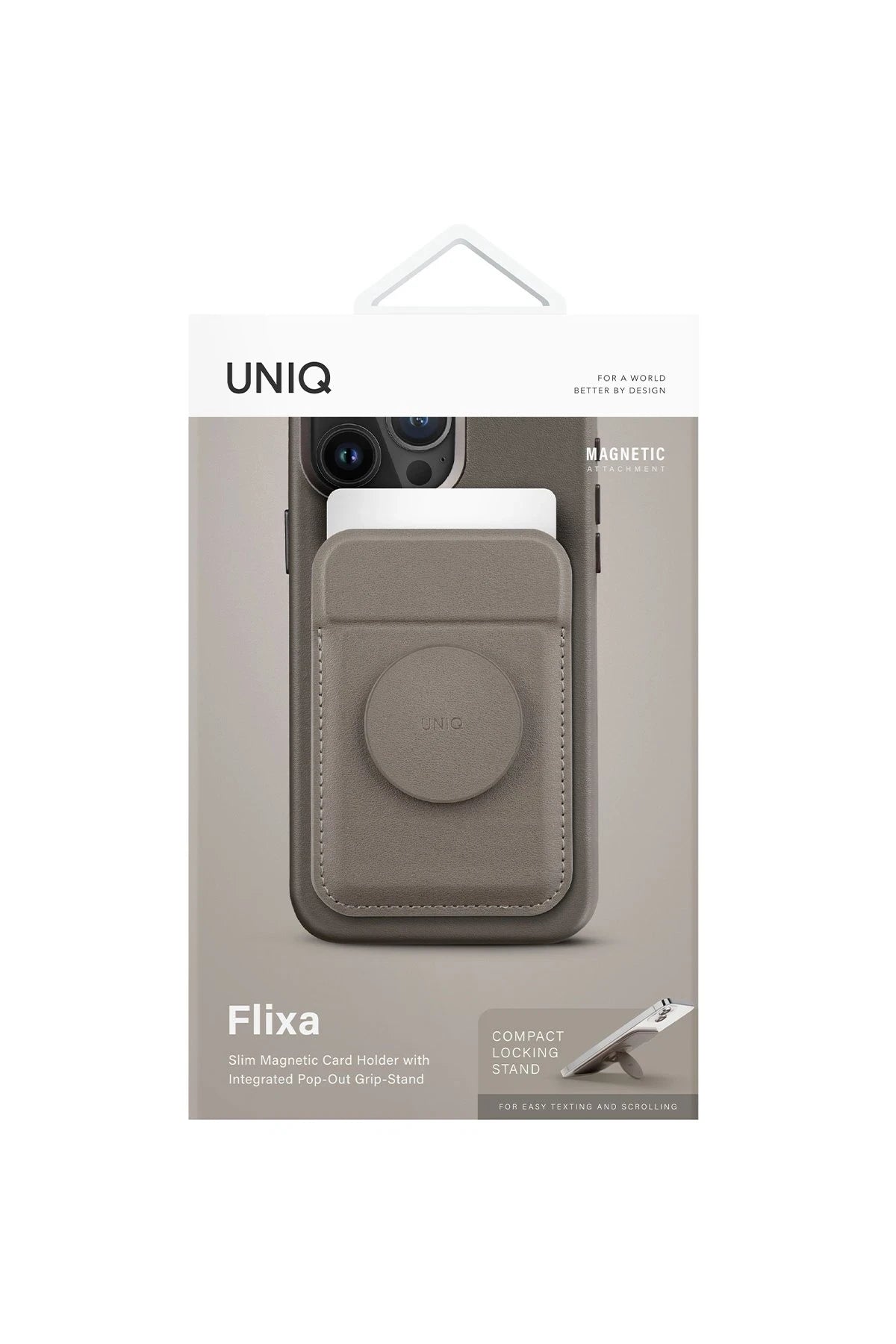 Uniq Flixa Popsocketli Manyetik Kartlık Stant