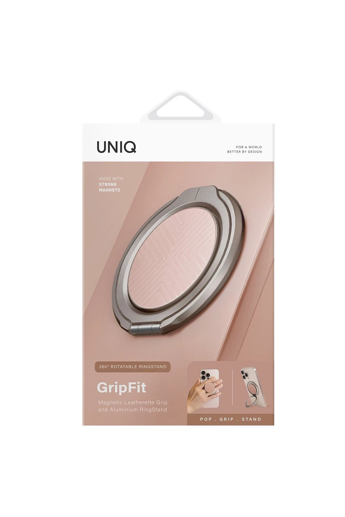 Uniq GripFit Classic 360 Manyetik Magsafe Kickstand Yüzük