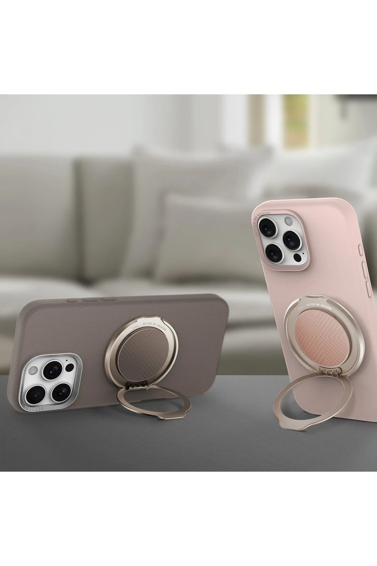 Uniq GripFit Classic 360 Manyetik Magsafe Kickstand Yüzük