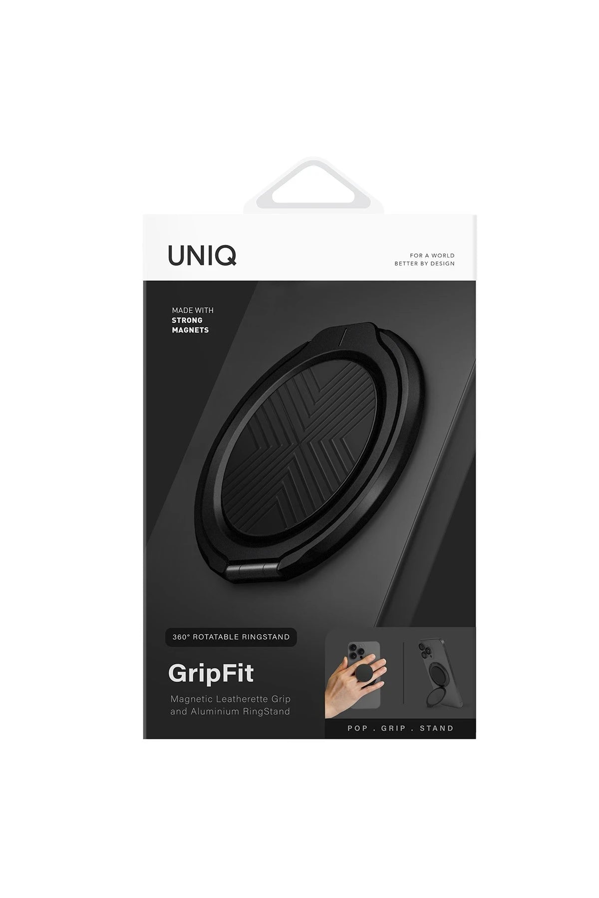 Uniq GripFit Classic 360 Manyetik Magsafe Kickstand Yüzük