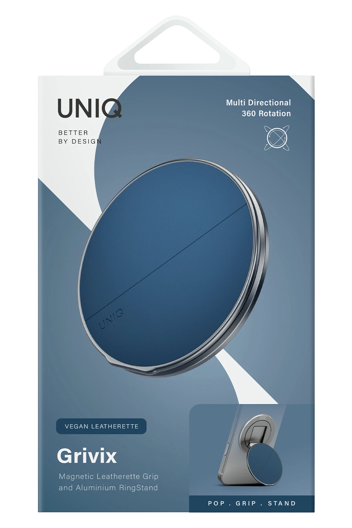Uniq Grivix Classic 360 Manyetik Magsafe Kickstand Yüzük