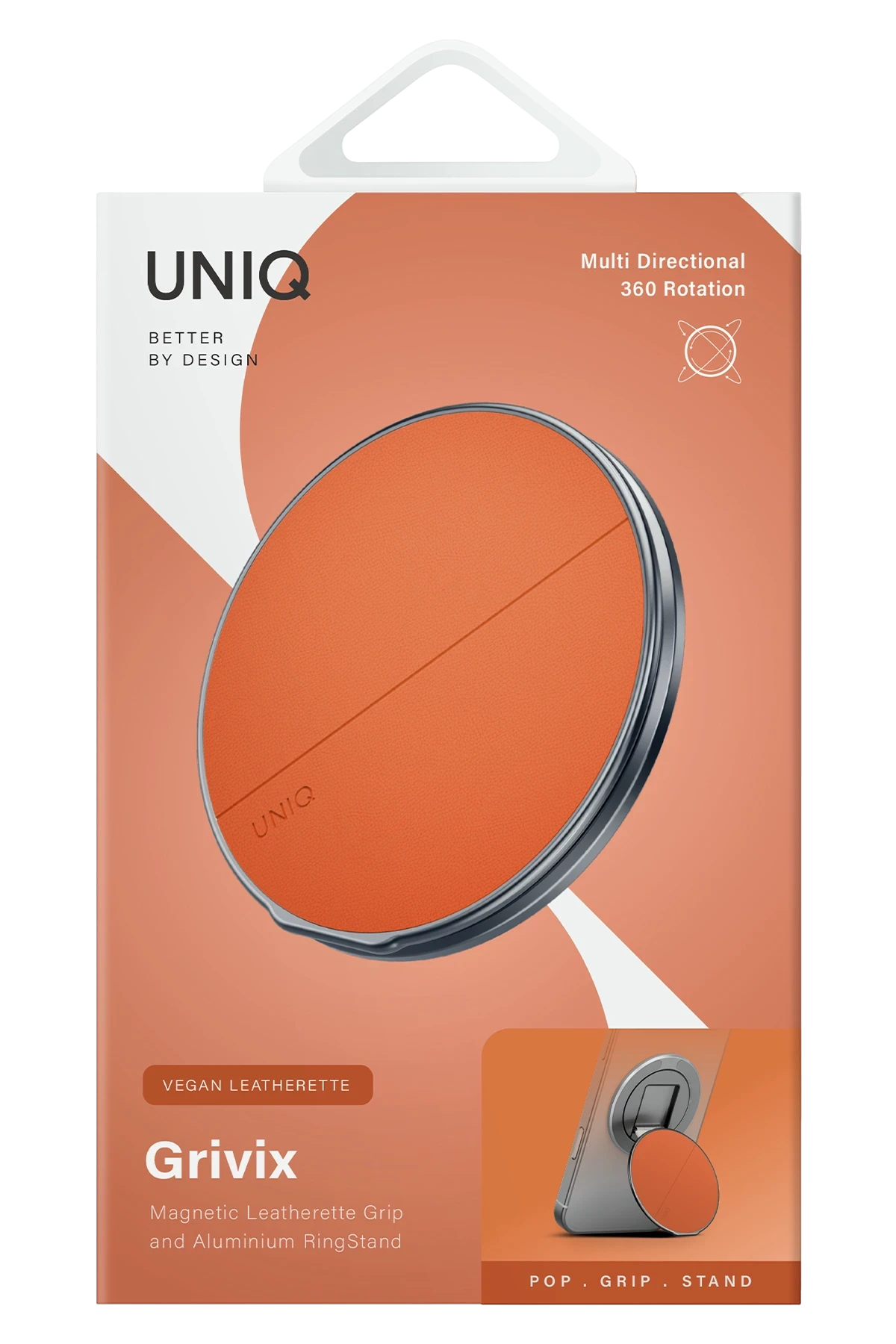 Uniq Grivix Classic 360 Manyetik Magsafe Kickstand Yüzük
