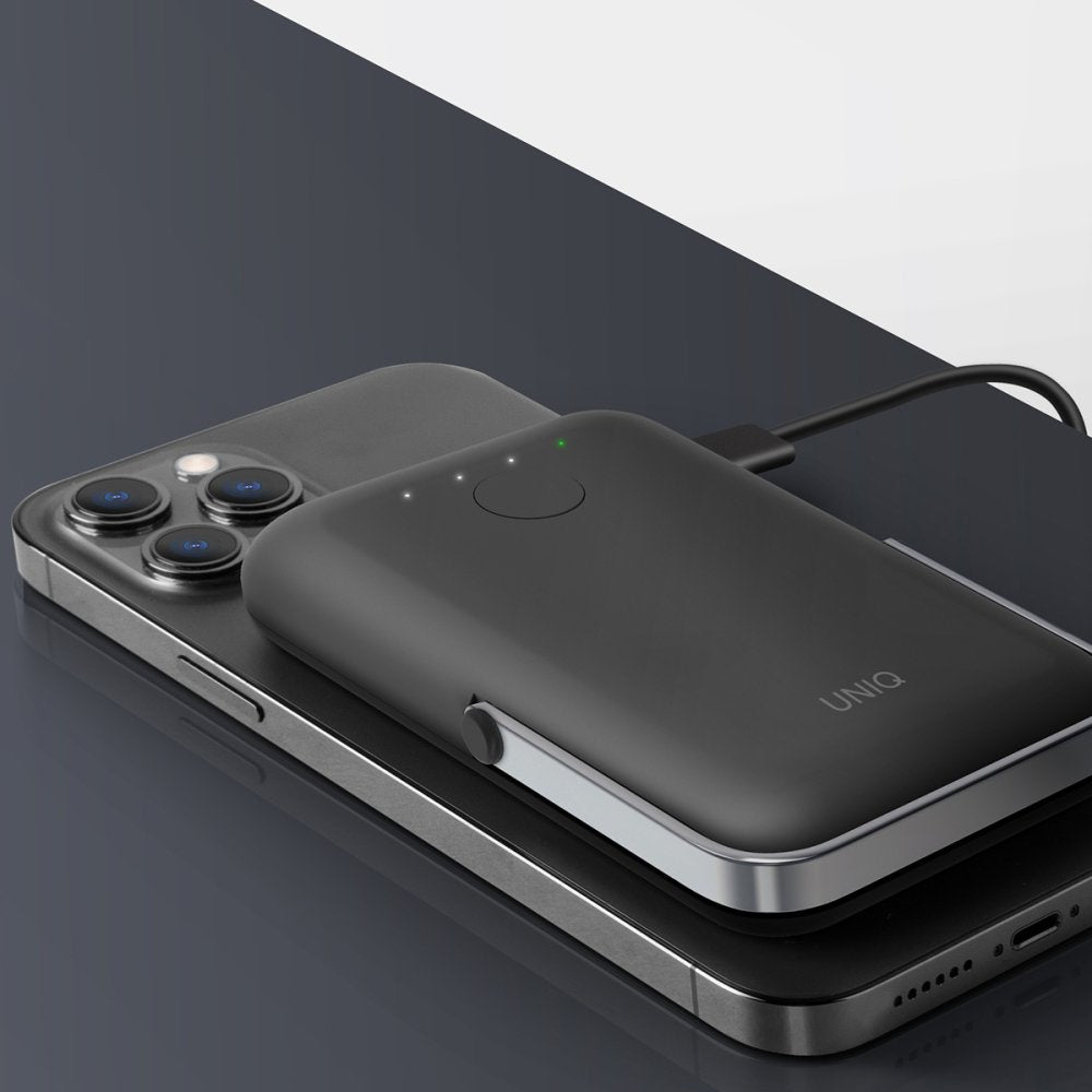 Uniq Hoveo 5.000mAh Manyetik PD Kablosuz Type-C Standlı Powerbank