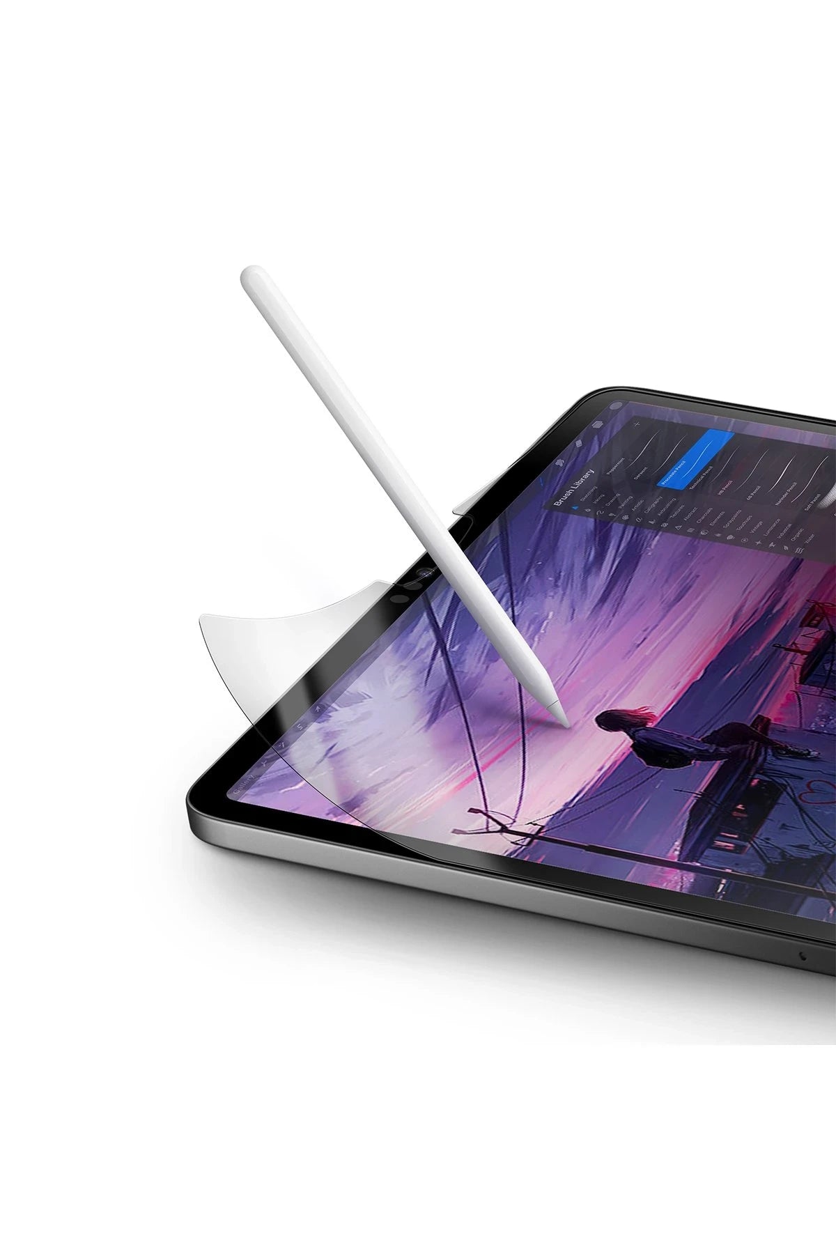Uniq iPad 10.2 (9.nesil) Optix Paper Sketch Tablet Nano Koruyucu
