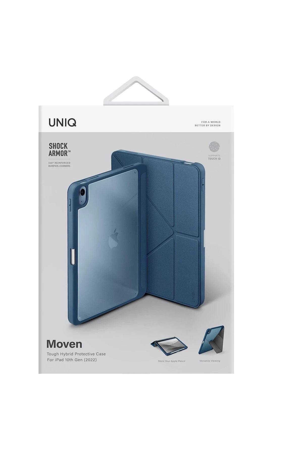 Uniq iPad 2022 10.9 (10.nesil) Moven Standlı Tablet Kapak