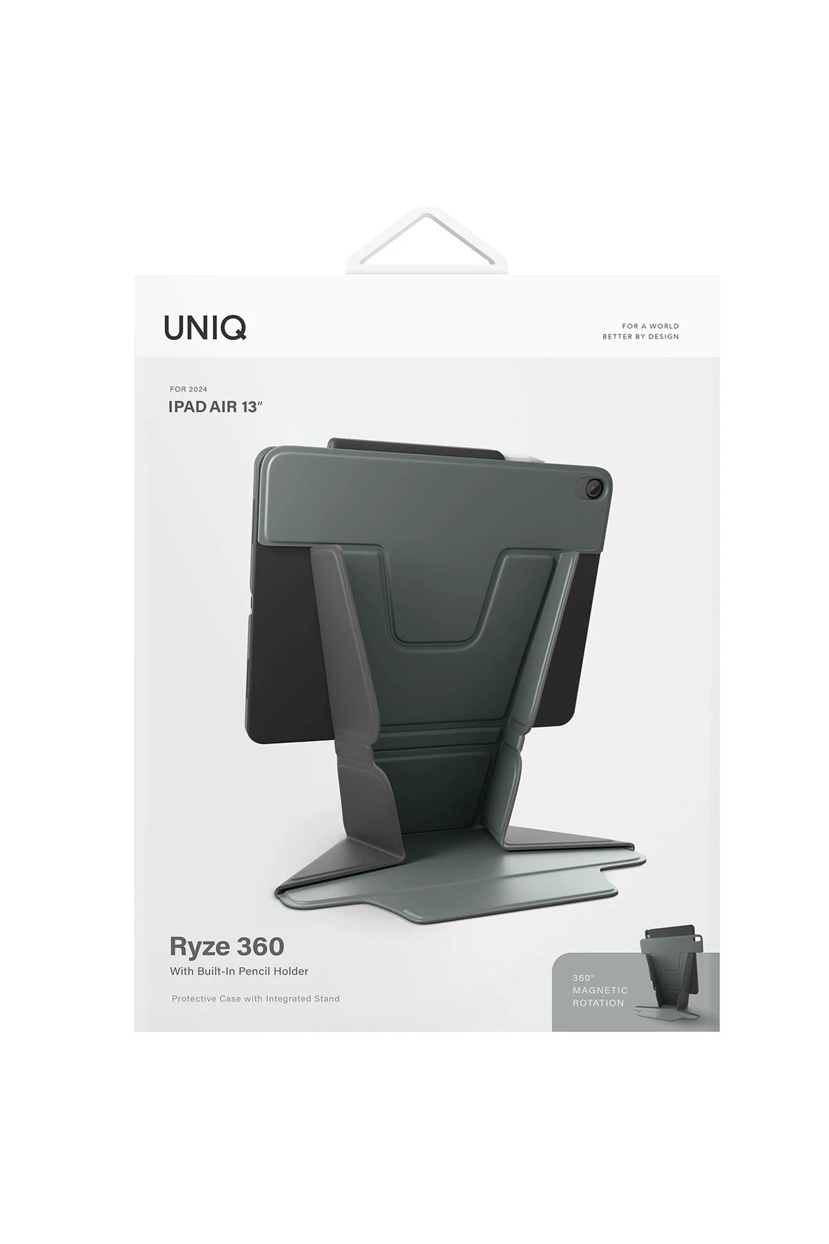 Uniq iPad Air 13 (2024) Ryze Standlı Katlanabilir Tablet Kılıfı
