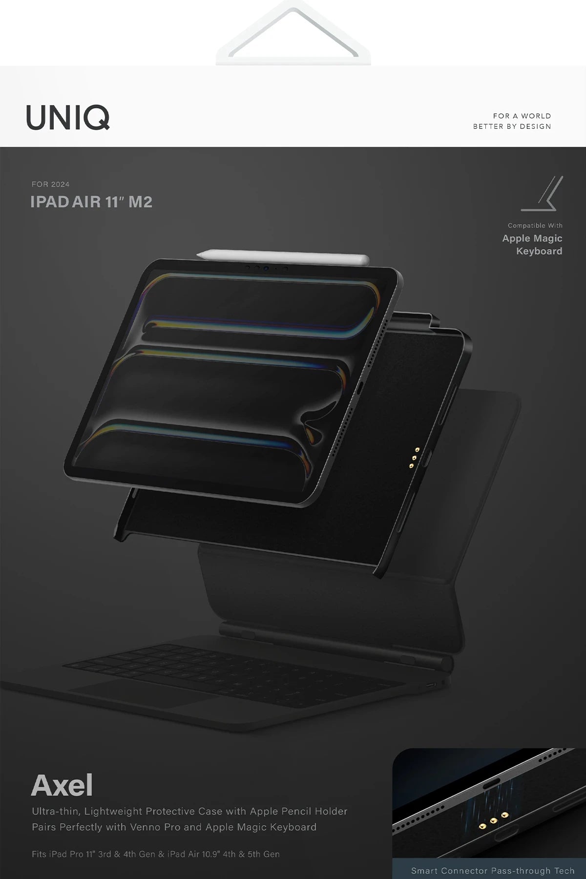 Uniq iPad Pro 11 (2022) Axel Manyetik Tablet Kılıf