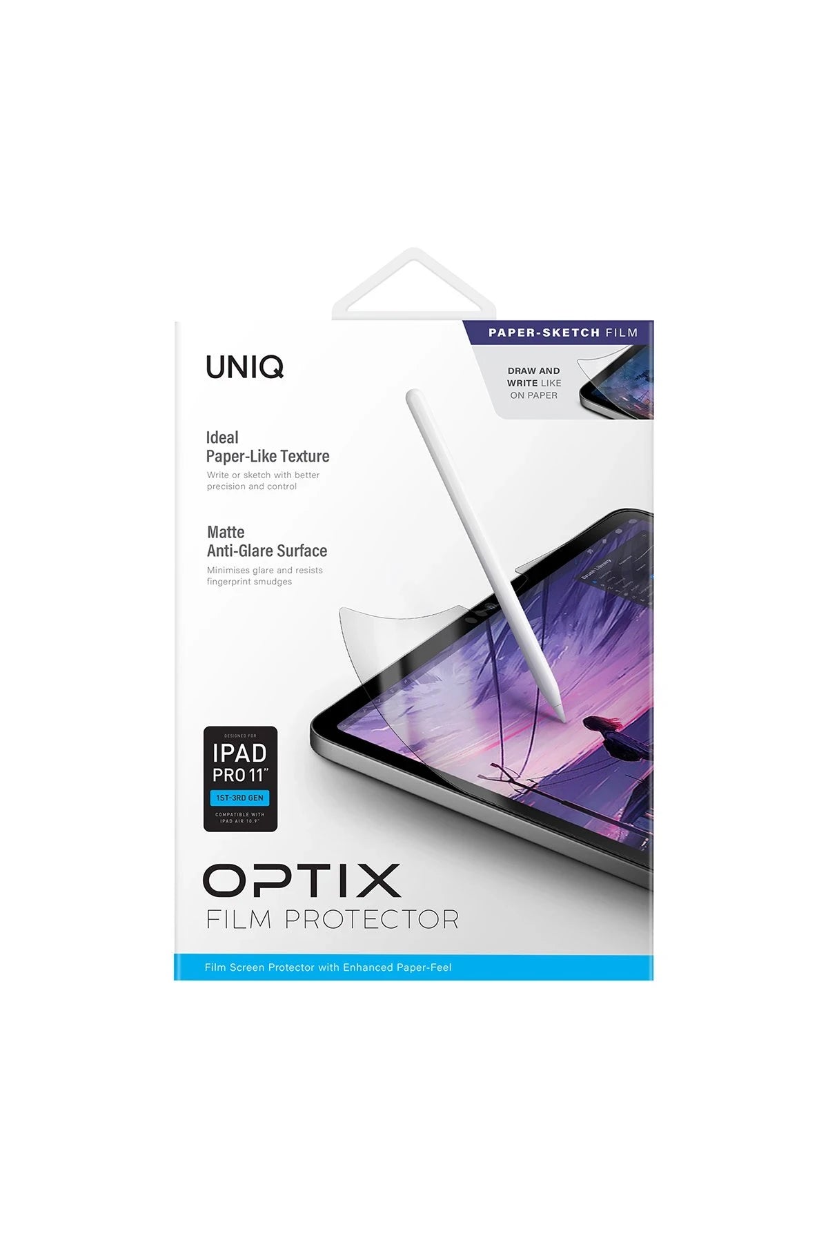 Uniq iPad Pro 11 (2022) Optix Paper Sketch Tablet Nano Koruyucu
