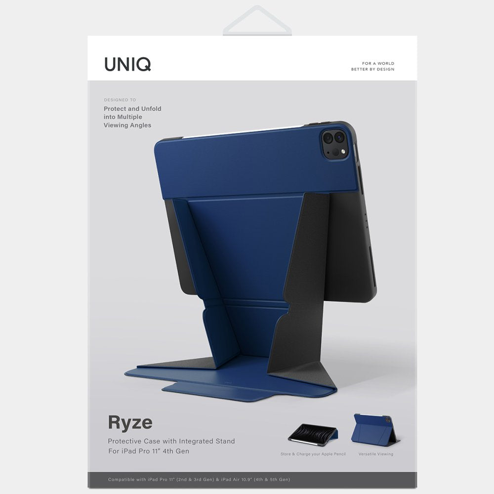 Uniq iPad Pro 11 (2022) Ryze Standlı Katlanabilir Tablet Kılıfı