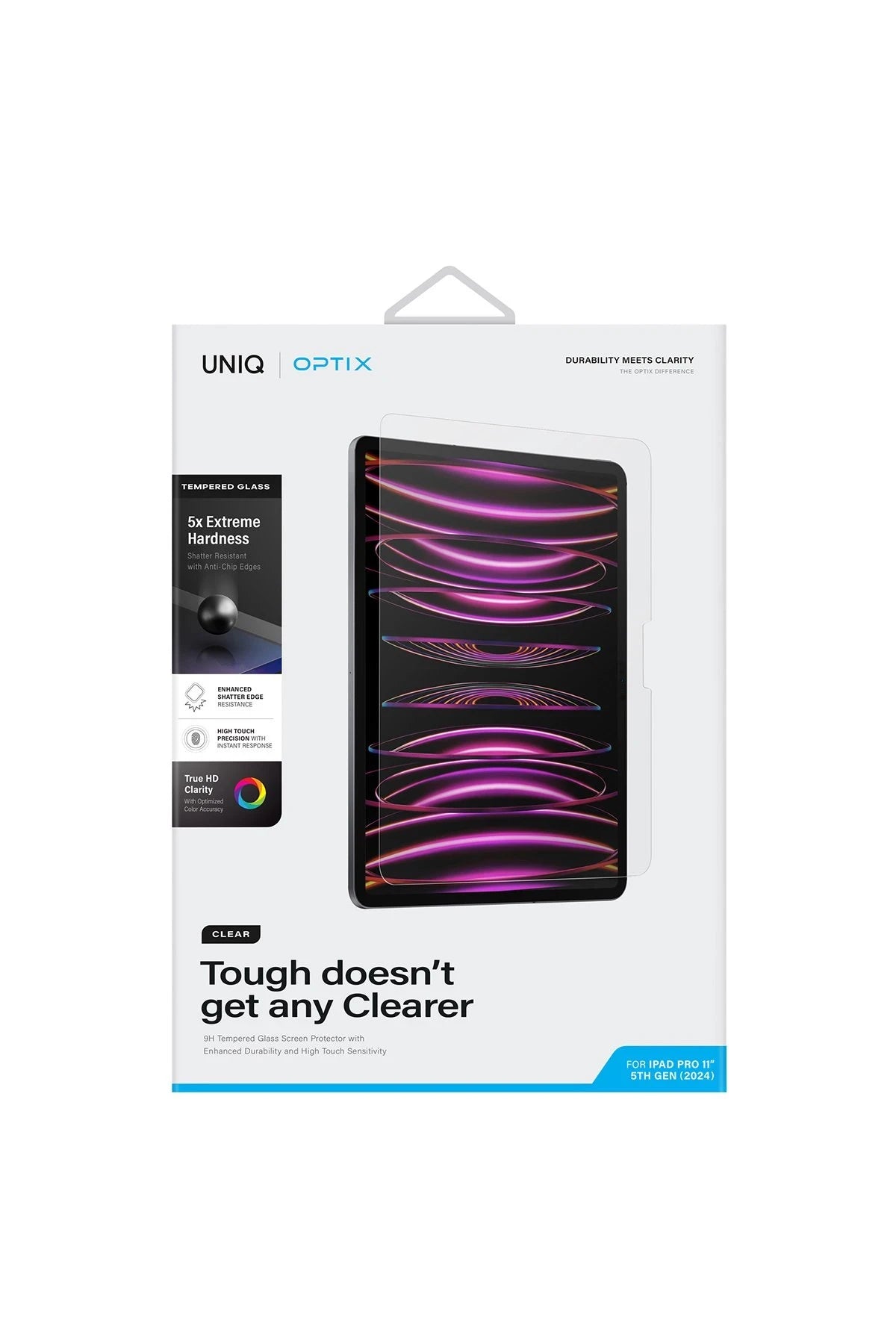 Uniq iPad Pro 11 (2024) Optix Tablet Cam Ekran Koruyucu