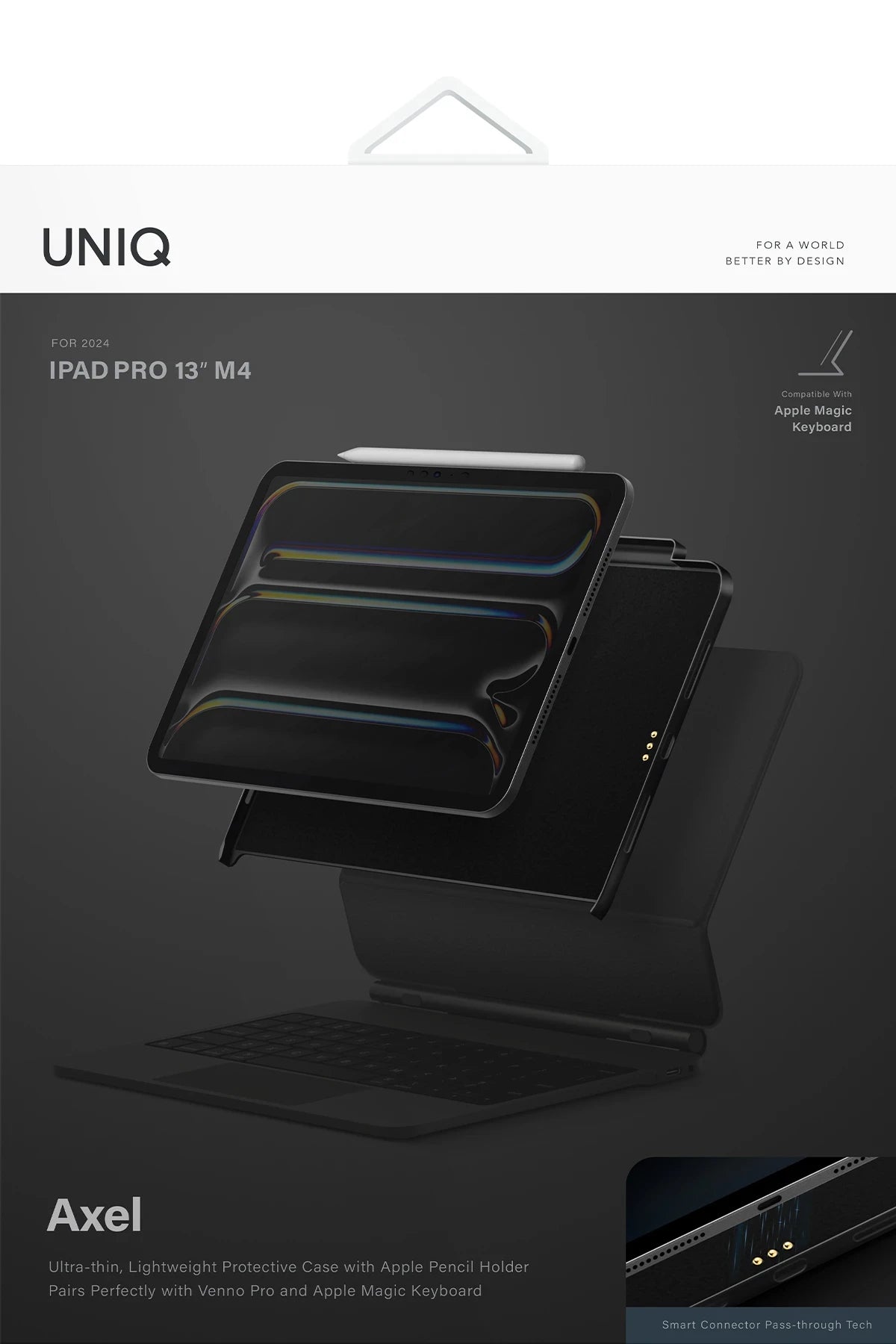 Uniq iPad Pro 13 (2024) Axel Manyetik Tablet Kılıf