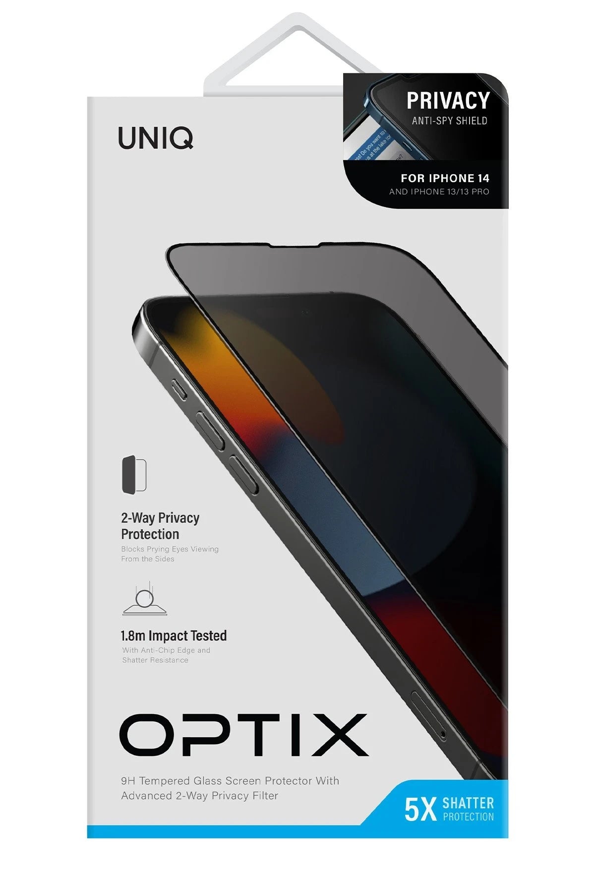 Uniq iPhone 14 Optix Hayalet Cam Ekran Koruyucu
