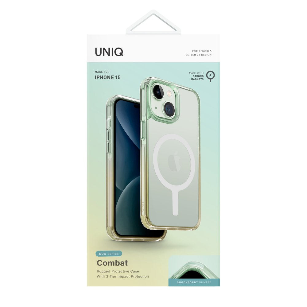 Uniq iPhone 15 Combat Magsafe Kapak